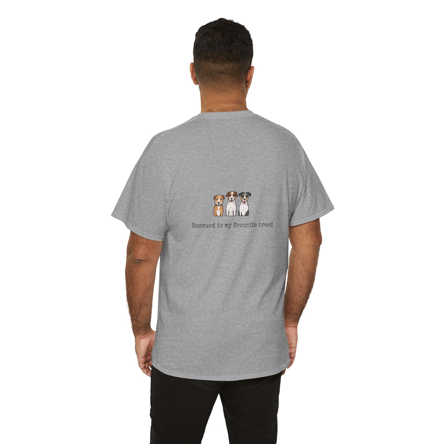 Rescued & Proud - Unisex Dog Lover T-Shirt