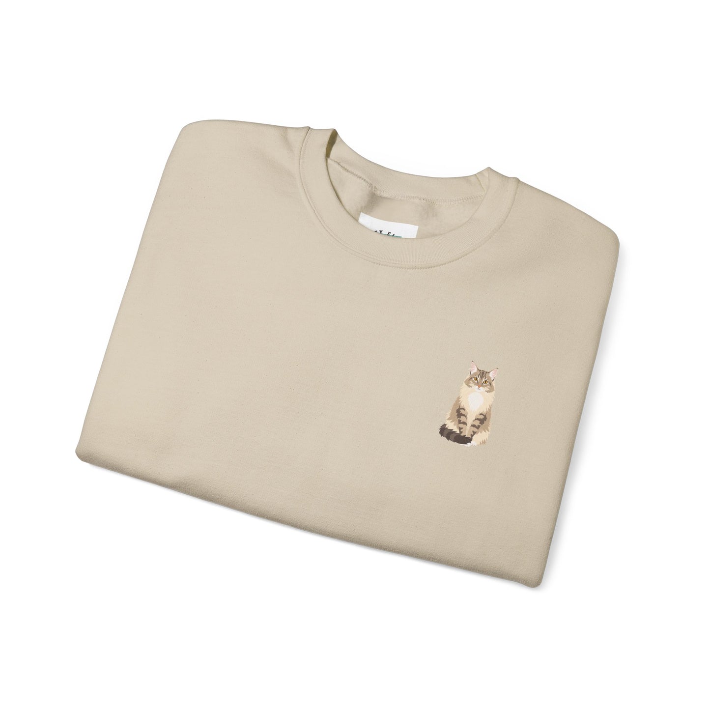 Domestic Longhair Cat - Unisex Crewneck Sweatshirt