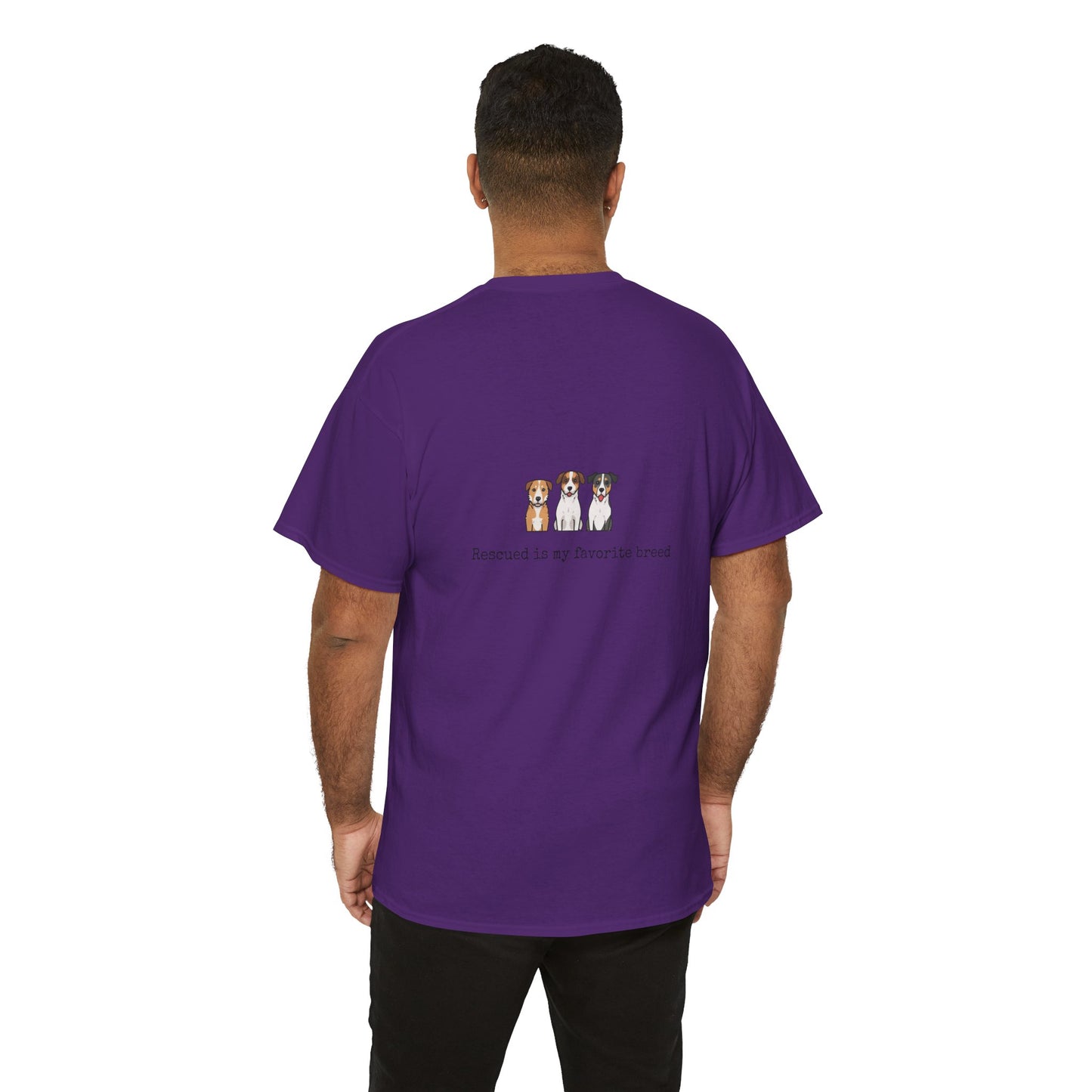 Rescued & Proud - Unisex Dog Lover T-Shirt