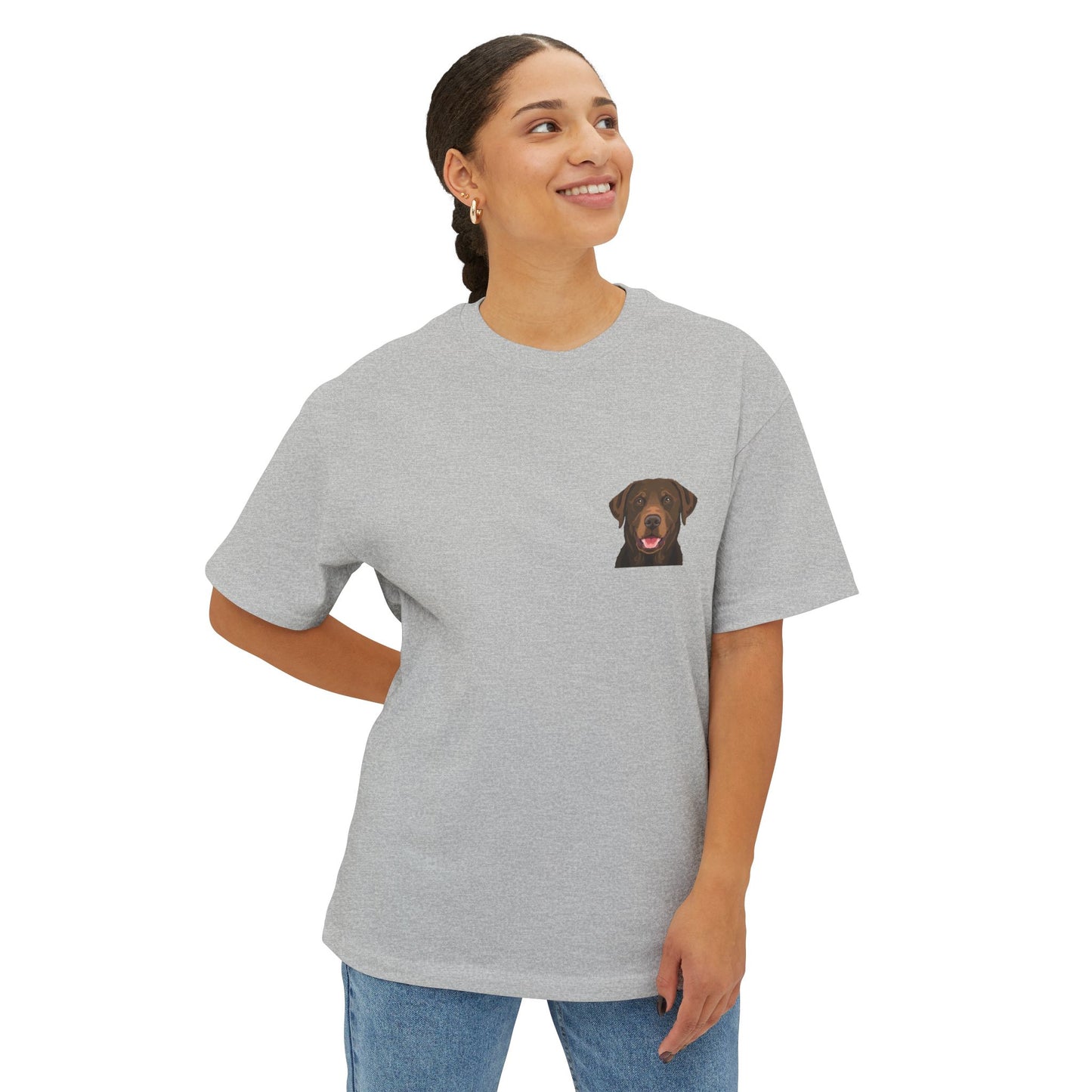Labrador Retriever Dog — Unisex Oversized T-Shirt