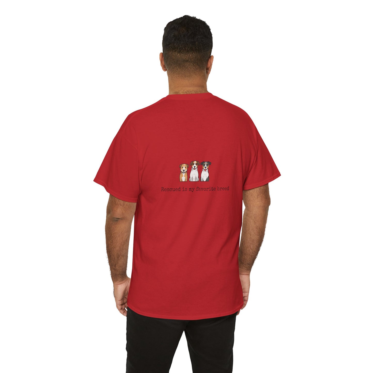 Rescued & Proud - Unisex Dog Lover T-Shirt