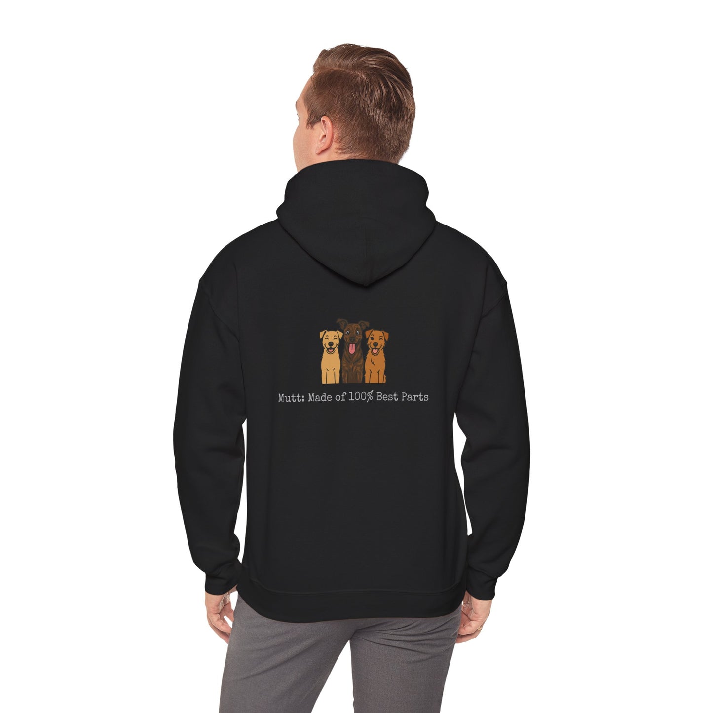 Rescued Hoodie – “Mutt: 100% Best Parts” Edition