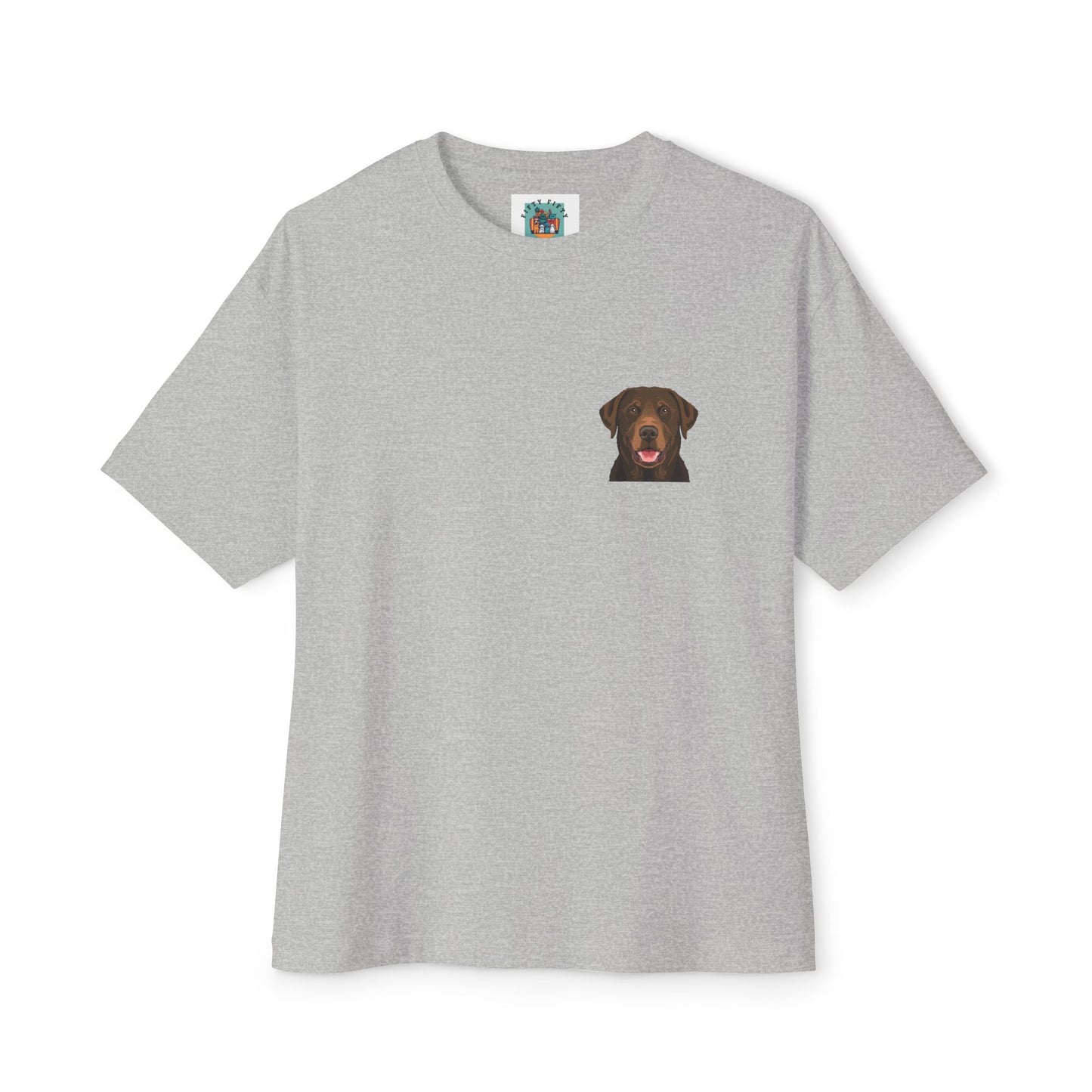 Labrador Retriever Dog — Unisex Oversized T-Shirt