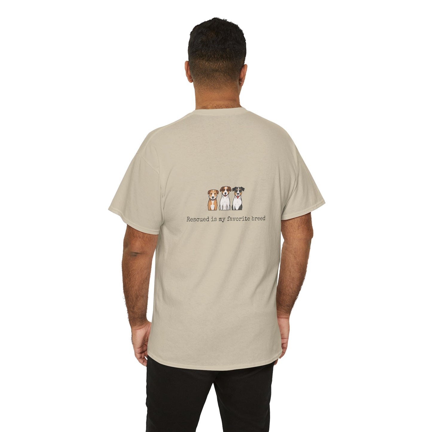Rescued & Proud - Unisex Dog Lover T-Shirt