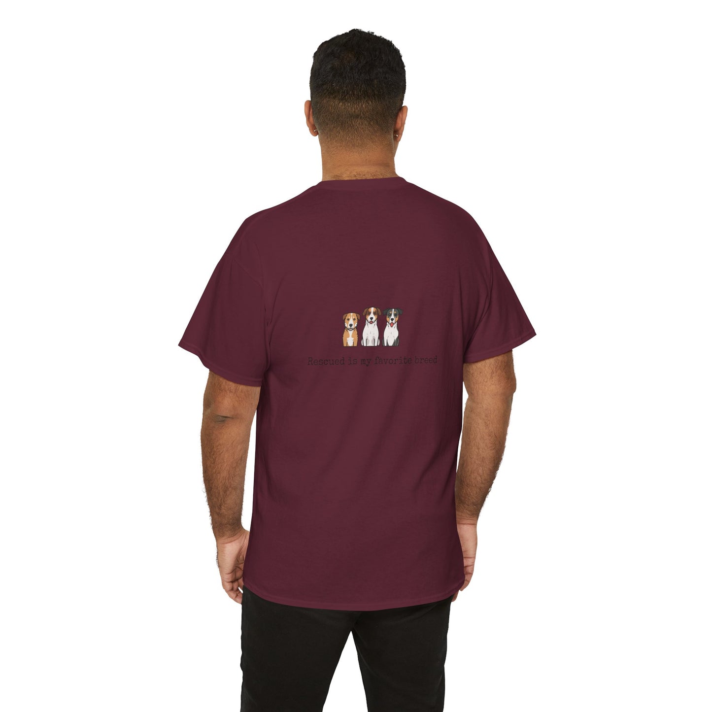 Rescued & Proud - Unisex Dog Lover T-Shirt