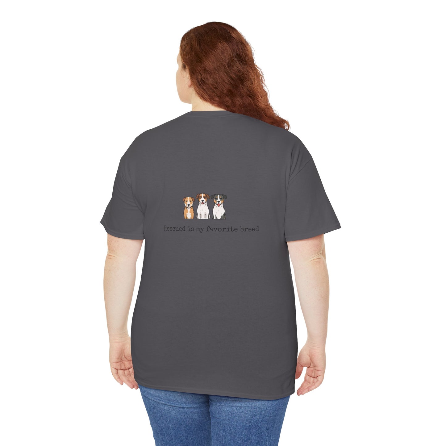 Rescued & Proud - Unisex Dog Lover T-Shirt
