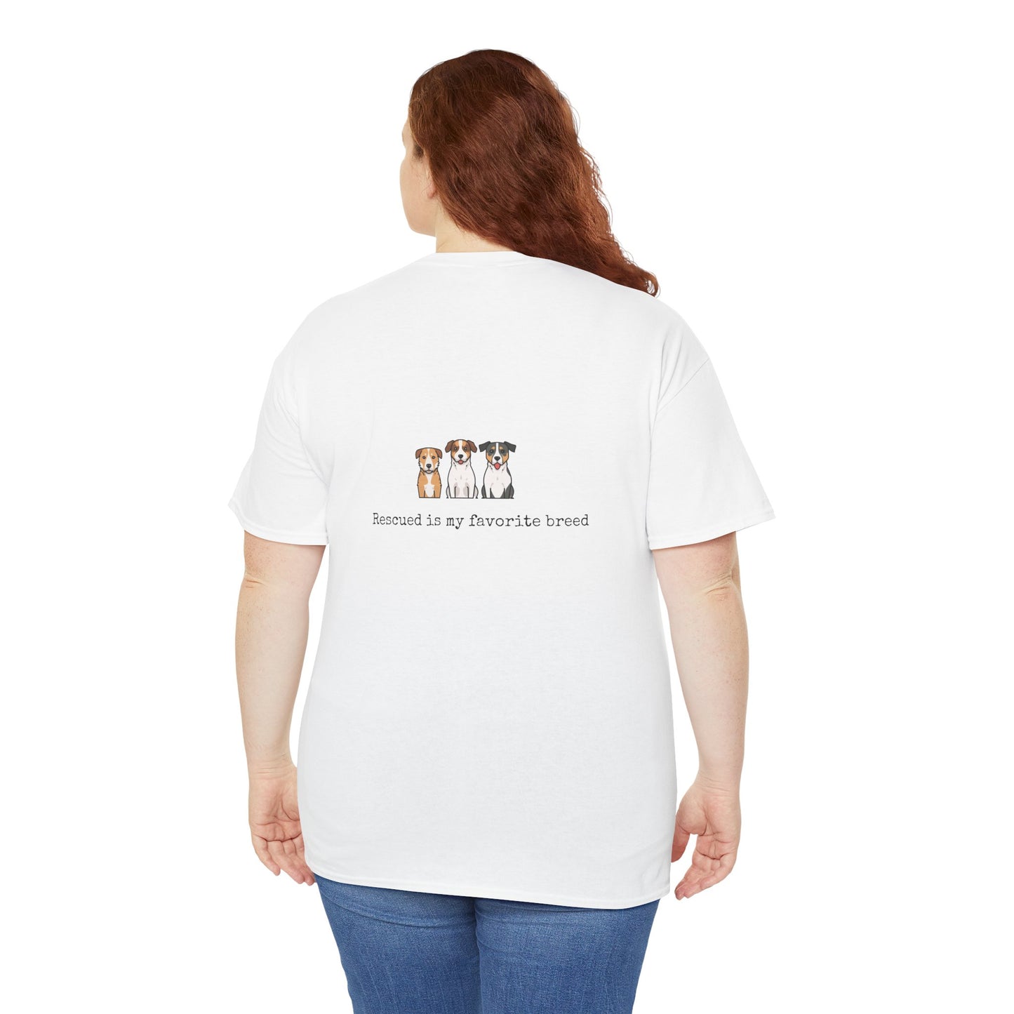 Rescued & Proud - Unisex Dog Lover T-Shirt