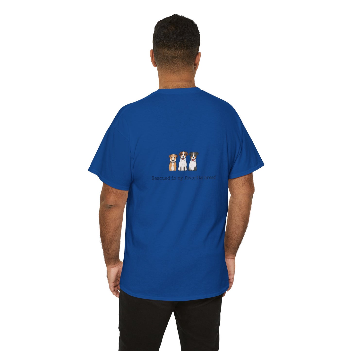 Rescued & Proud - Unisex Dog Lover T-Shirt