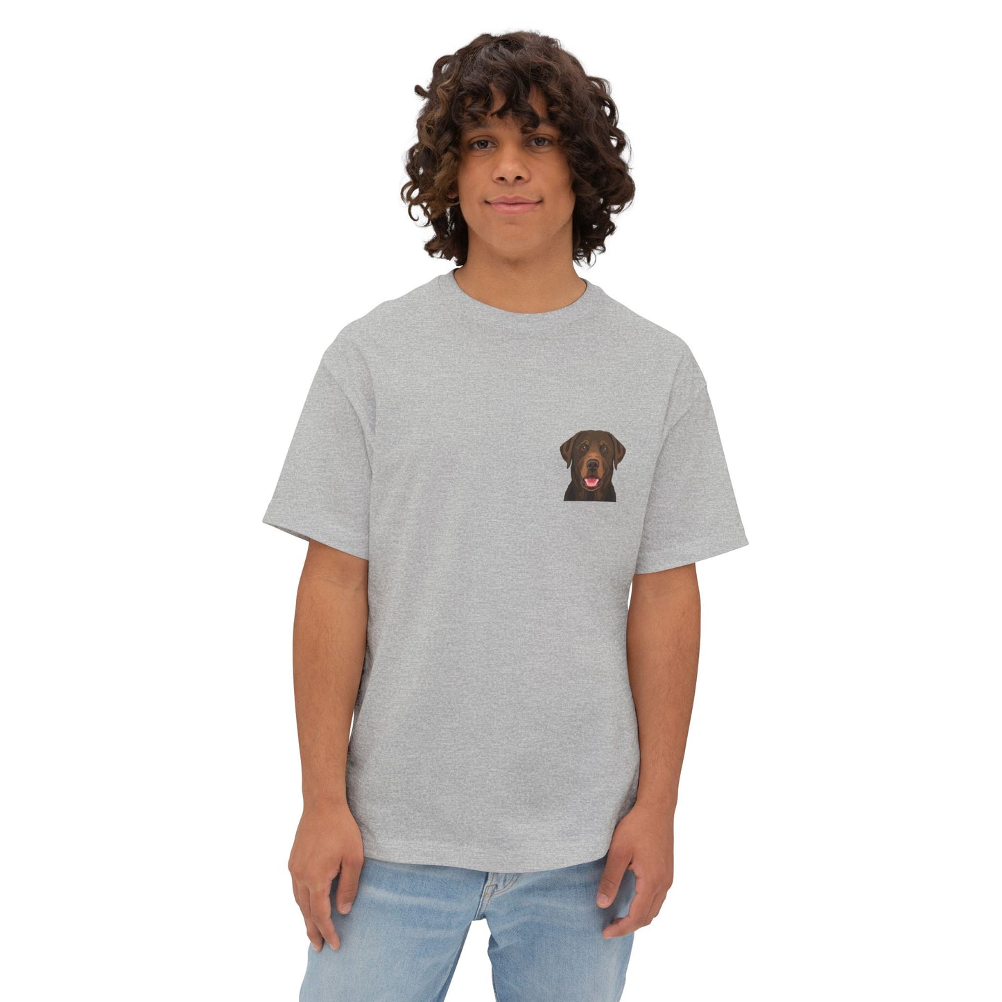 Labrador Retriever Dog — Unisex Oversized T-Shirt