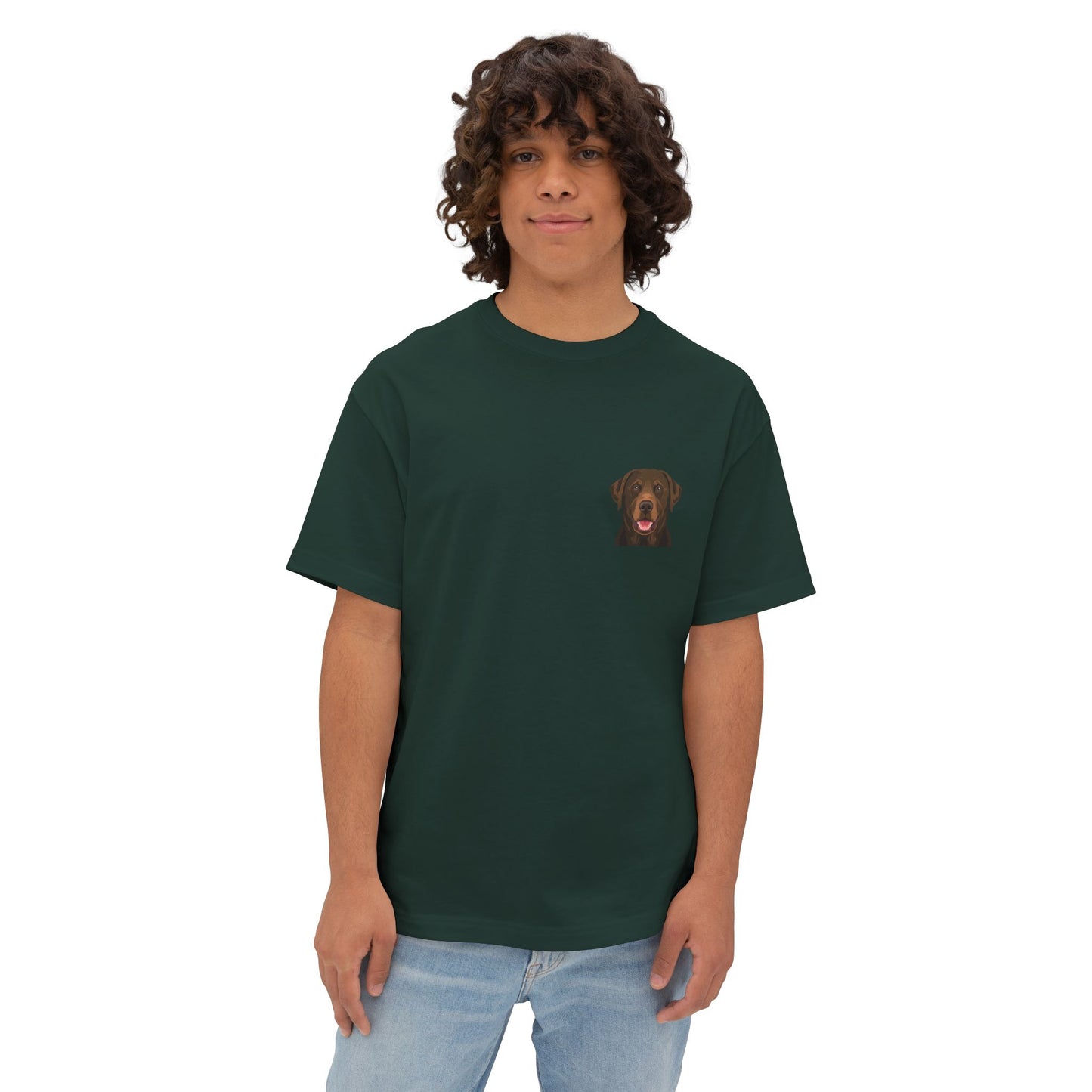 Labrador Retriever Dog — Unisex Oversized T-Shirt
