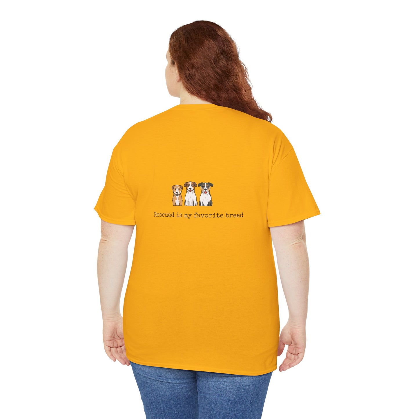 Rescued & Proud - Unisex Dog Lover T-Shirt
