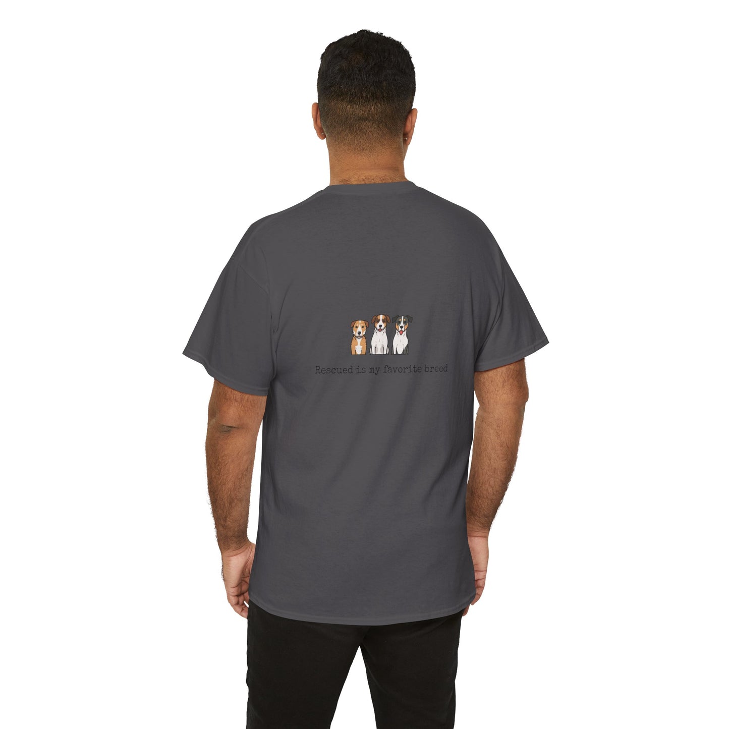 Rescued & Proud - Unisex Dog Lover T-Shirt