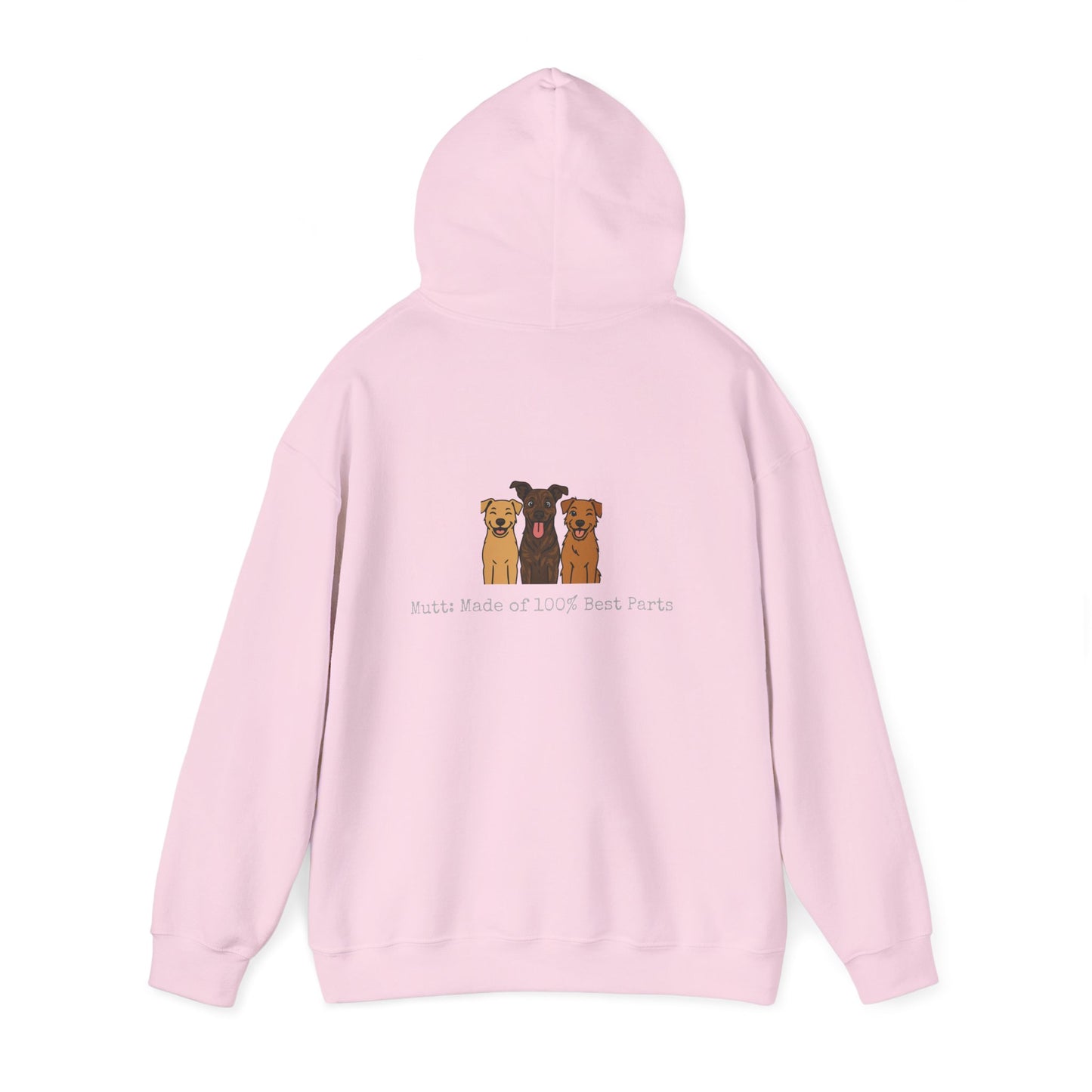 Rescued Hoodie – “Mutt: 100% Best Parts” Edition