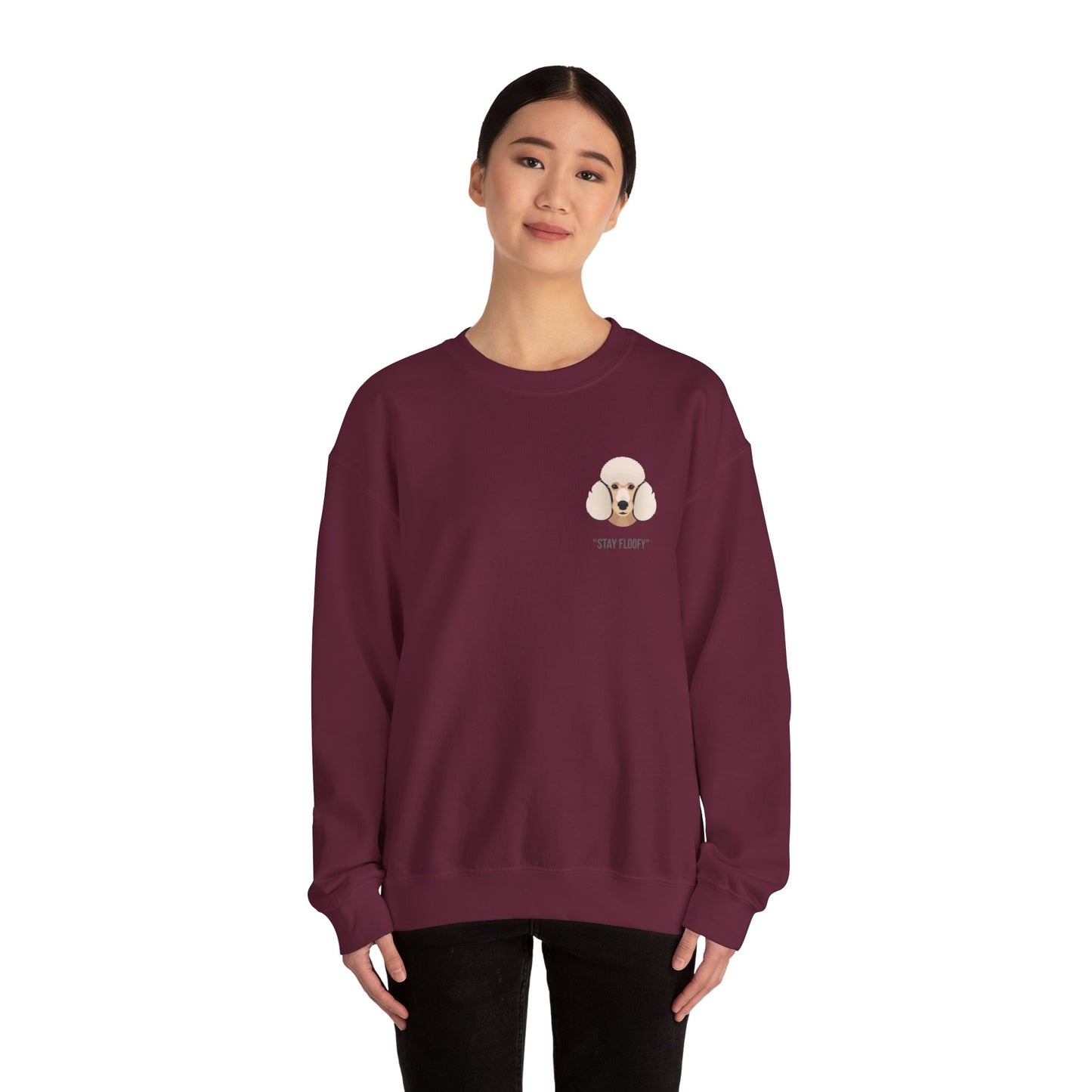 Poodle Dog - Unisex Crewneck Sweatshirt