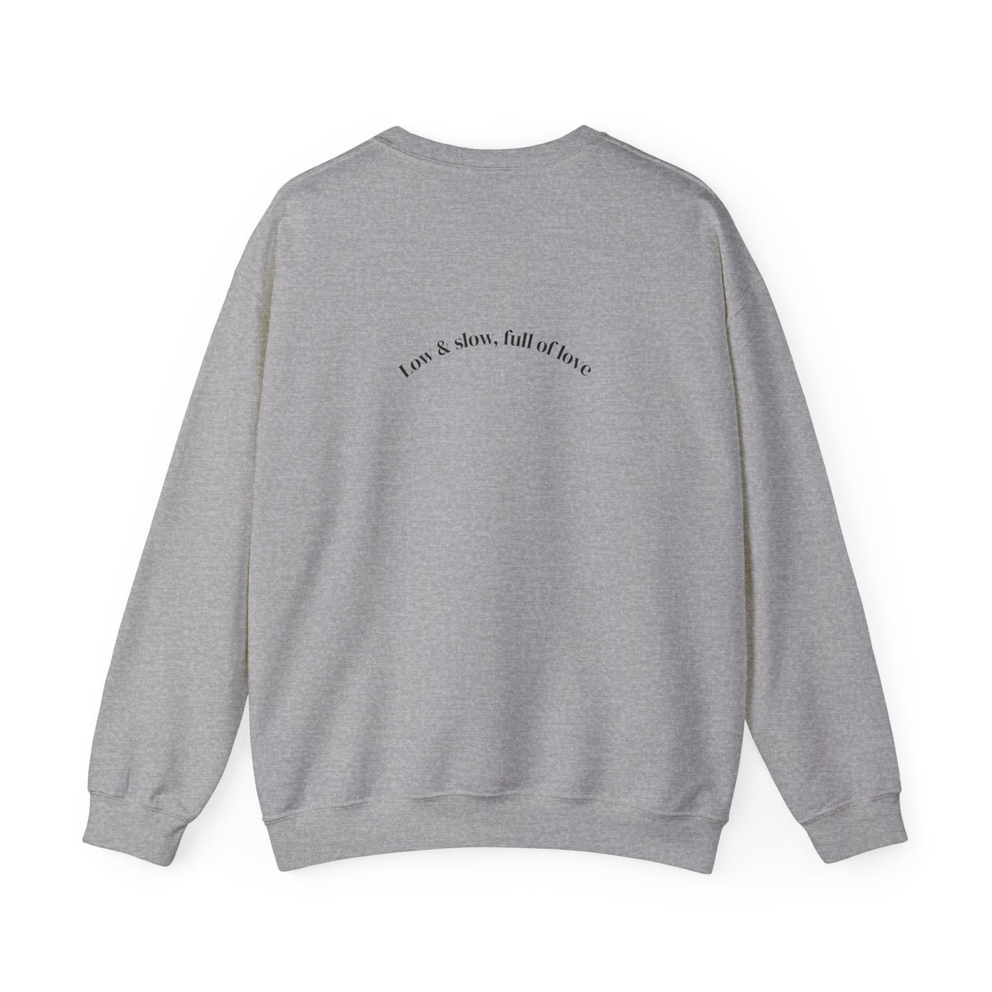 Basset Hound Dog - Unisex Crewneck Sweatshirt (black ink)