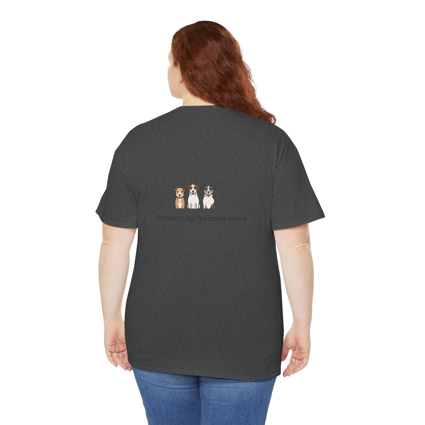 Rescued & Proud - Unisex Dog Lover T-Shirt