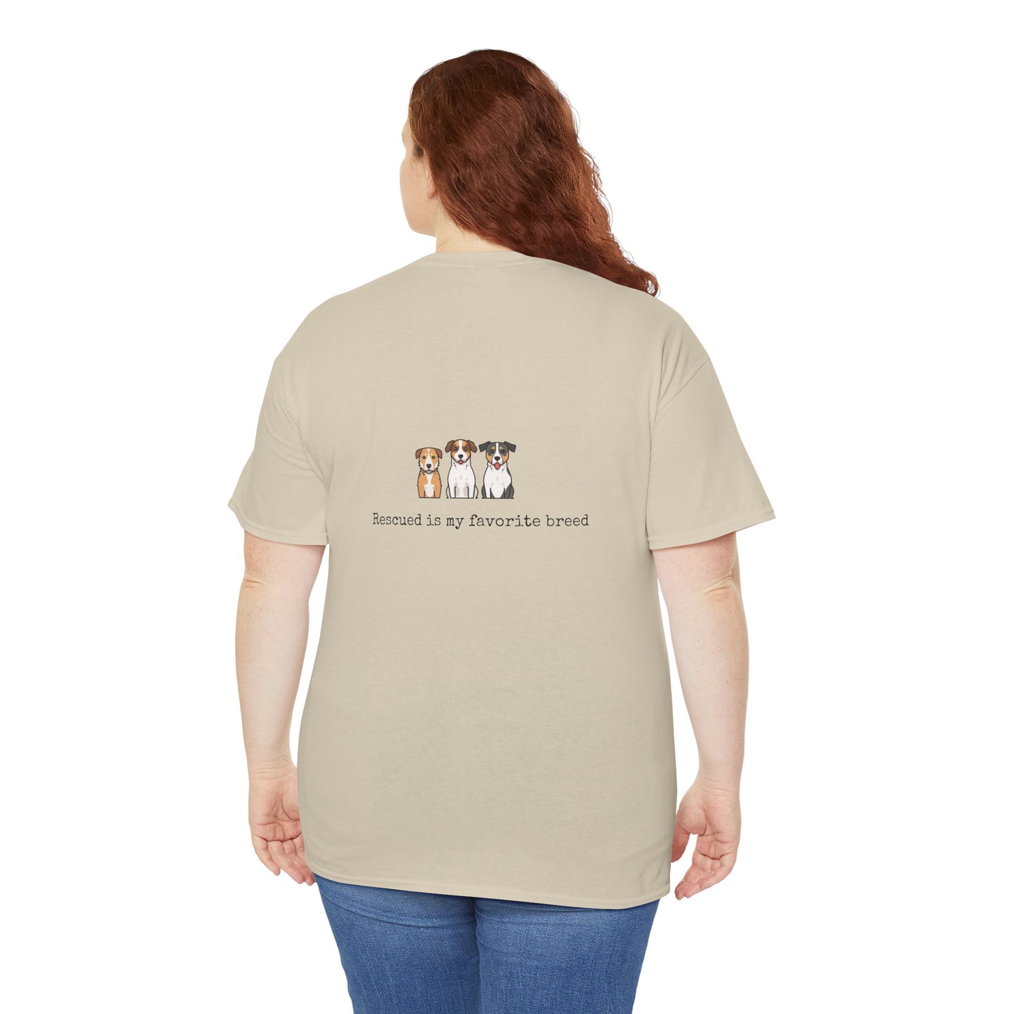 Rescued & Proud - Unisex Dog Lover T-Shirt