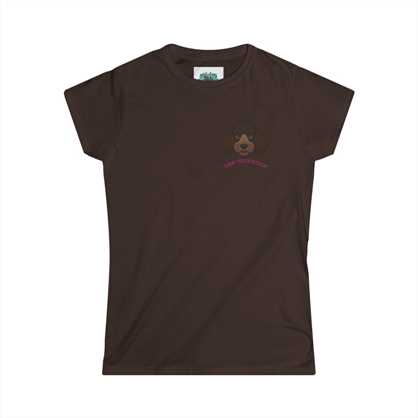 Poodle Dog Women's Softstyle T-Shirt