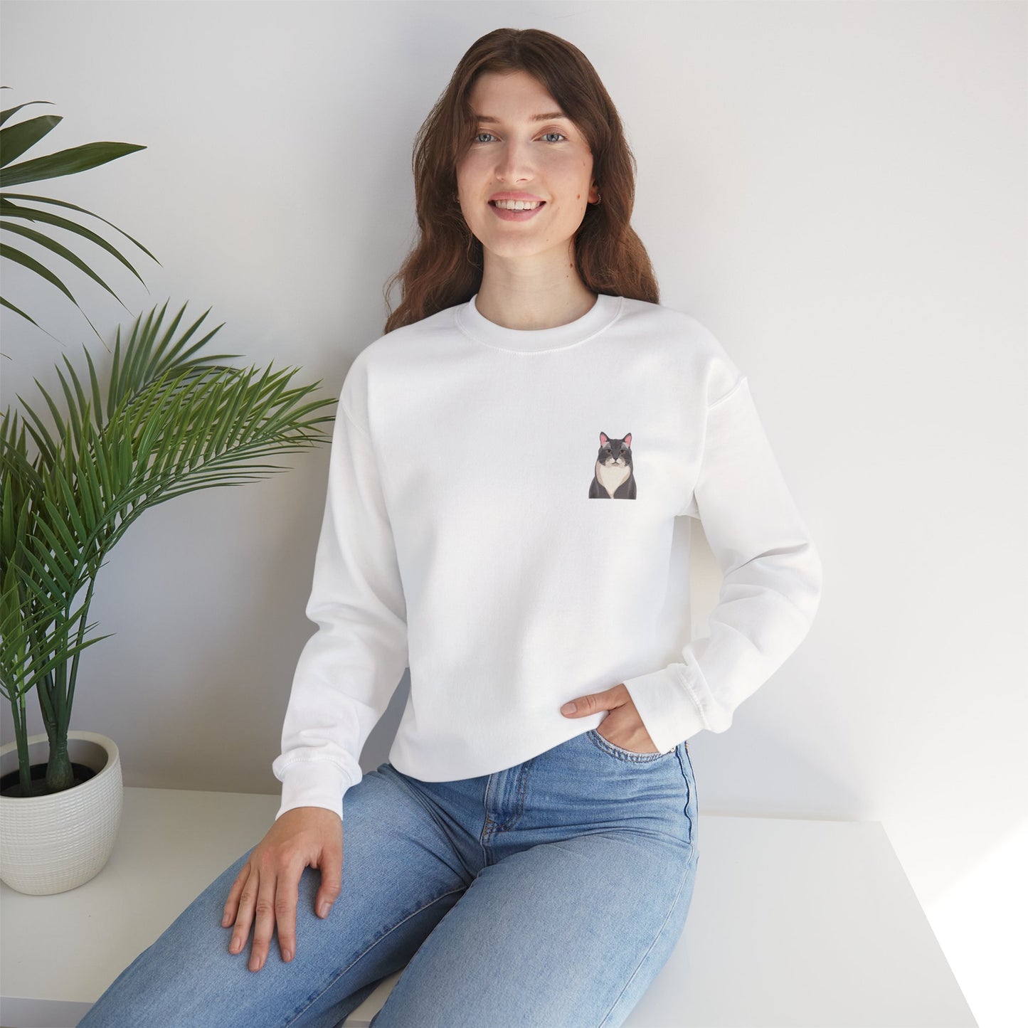 American Shorthair Cat - Unisex Crewneck Sweatshirt