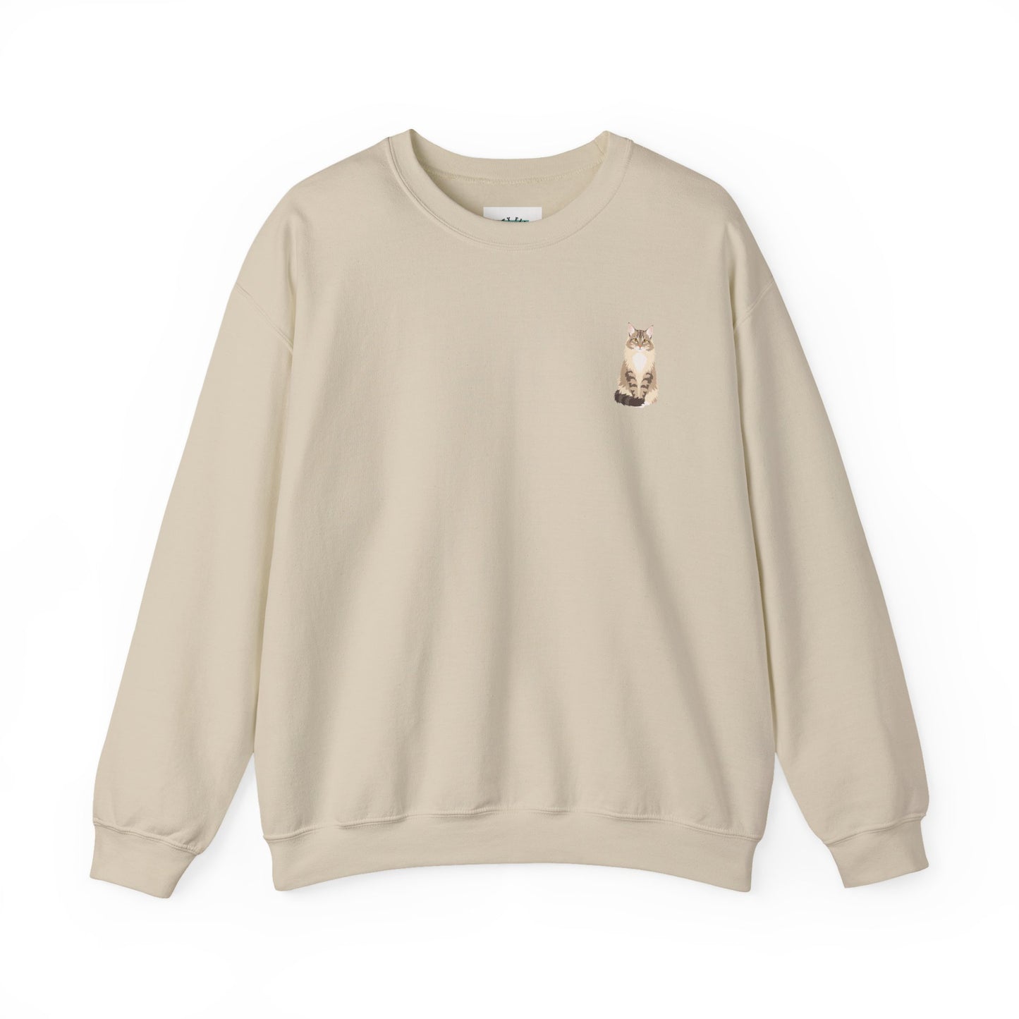 Domestic Longhair Cat - Unisex Crewneck Sweatshirt