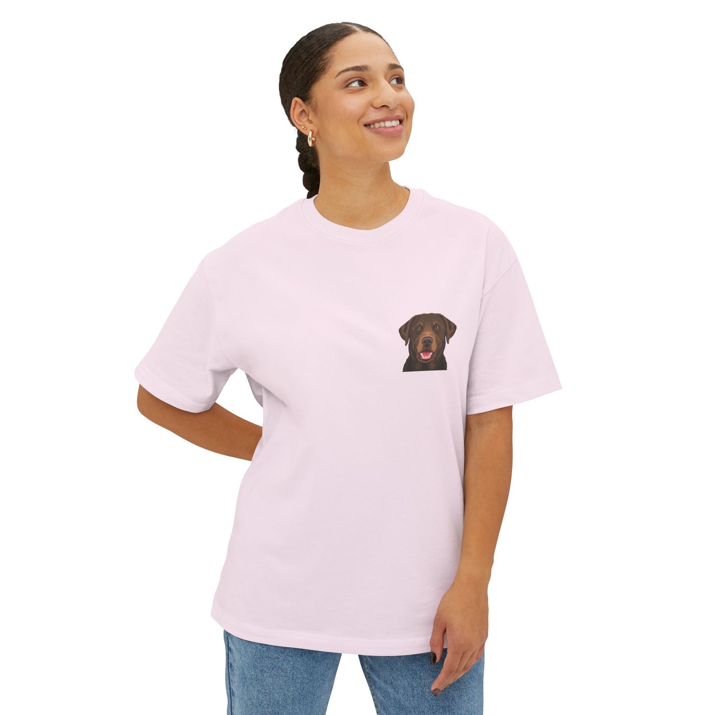 Labrador Retriever Dog — Unisex Oversized T-Shirt