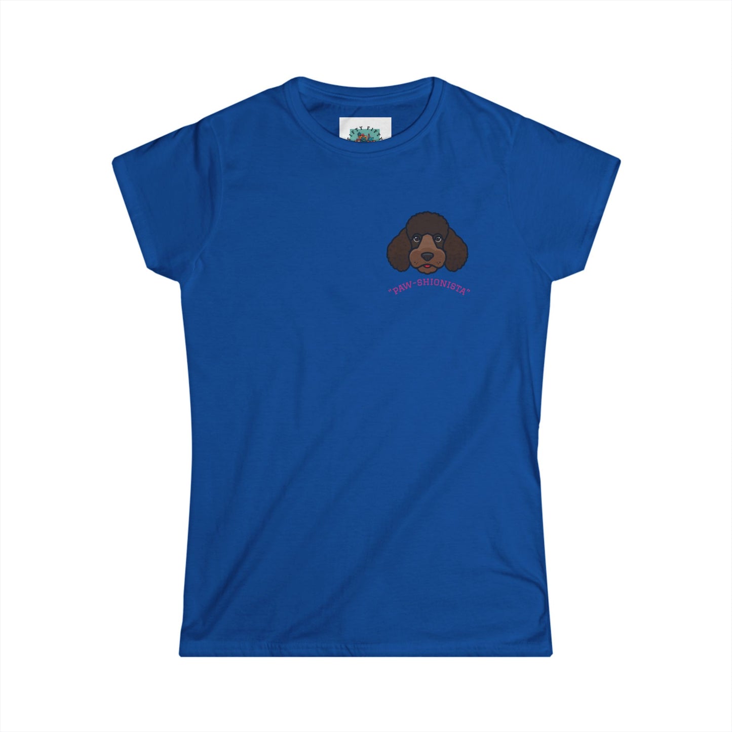 Poodle Dog Women's Softstyle T-Shirt