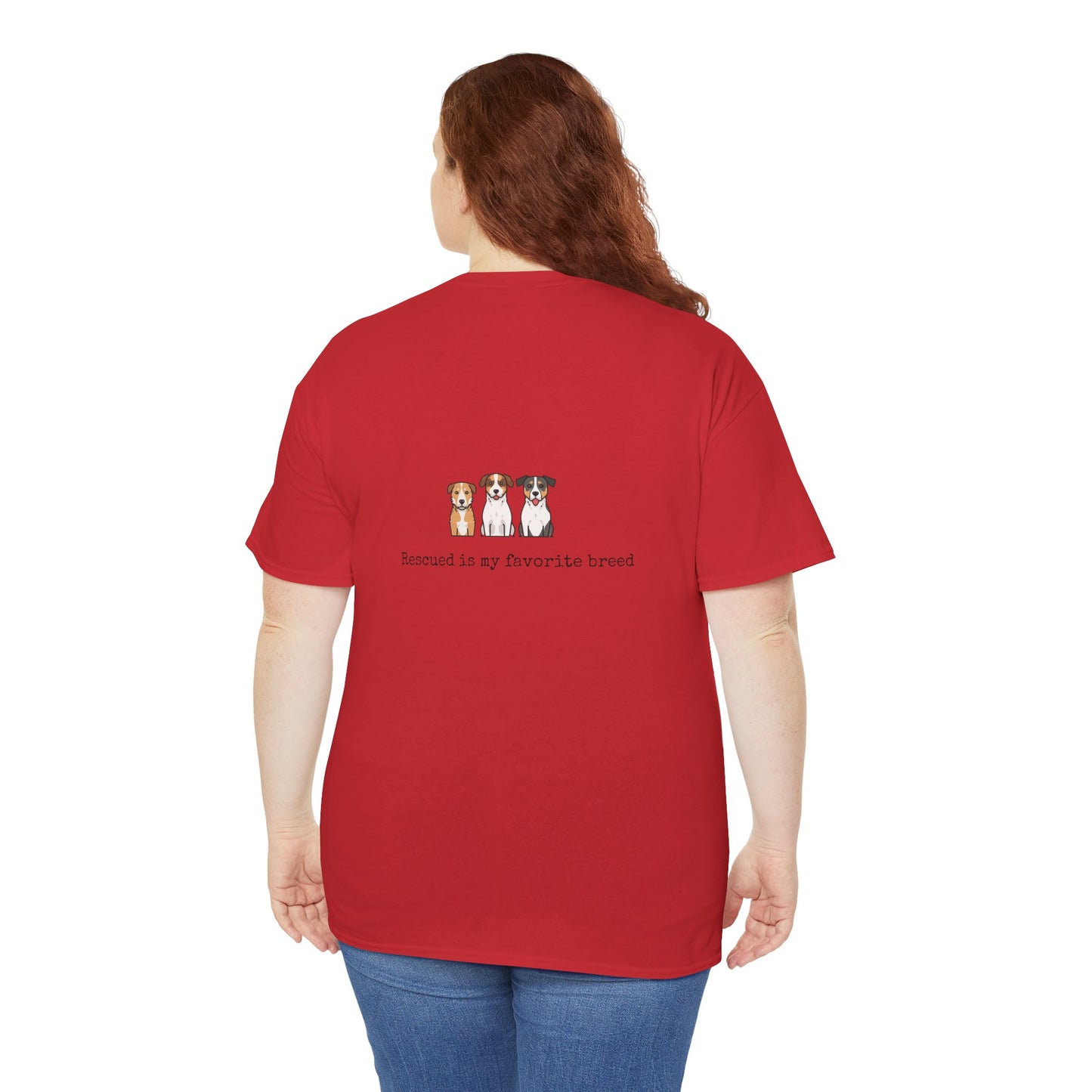 Rescued & Proud - Unisex Dog Lover T-Shirt