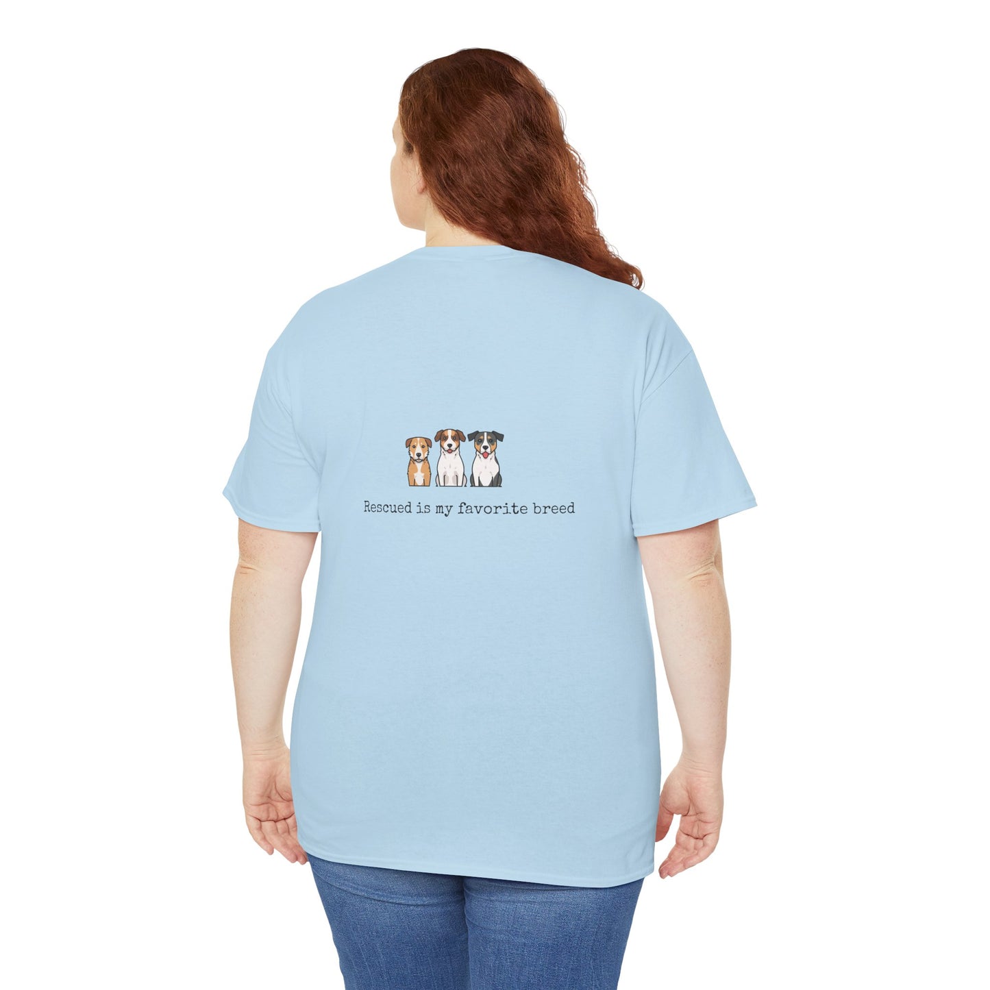 Rescued & Proud - Unisex Dog Lover T-Shirt
