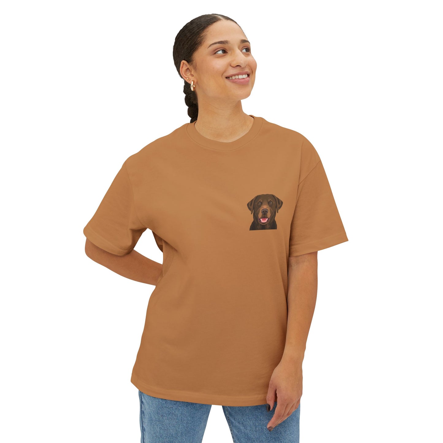 Labrador Retriever Dog — Unisex Oversized T-Shirt