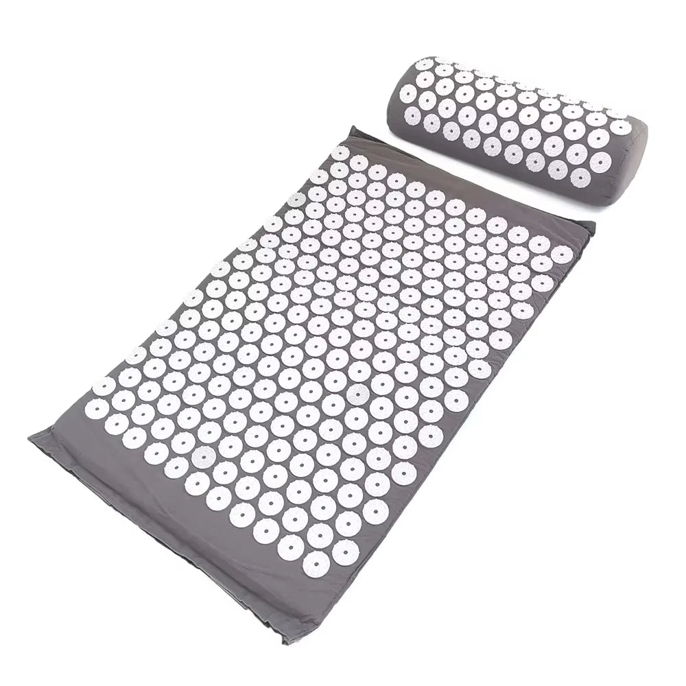 Ultimate Acupressure Massage Cushion & Yoga Mat Set for Pain Relief and Stress Relief