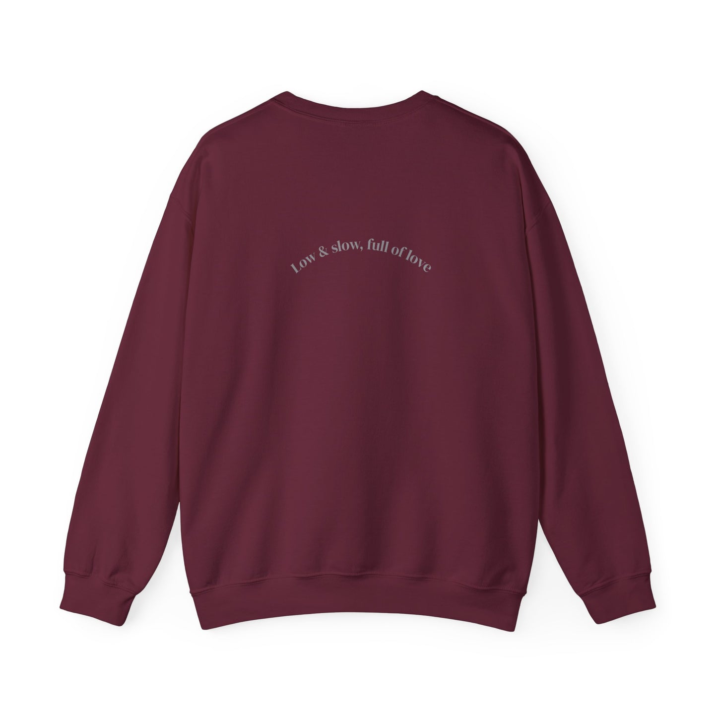 Bassett Hound Dog - Unisex Crewneck Sweatshirt (light gray ink)