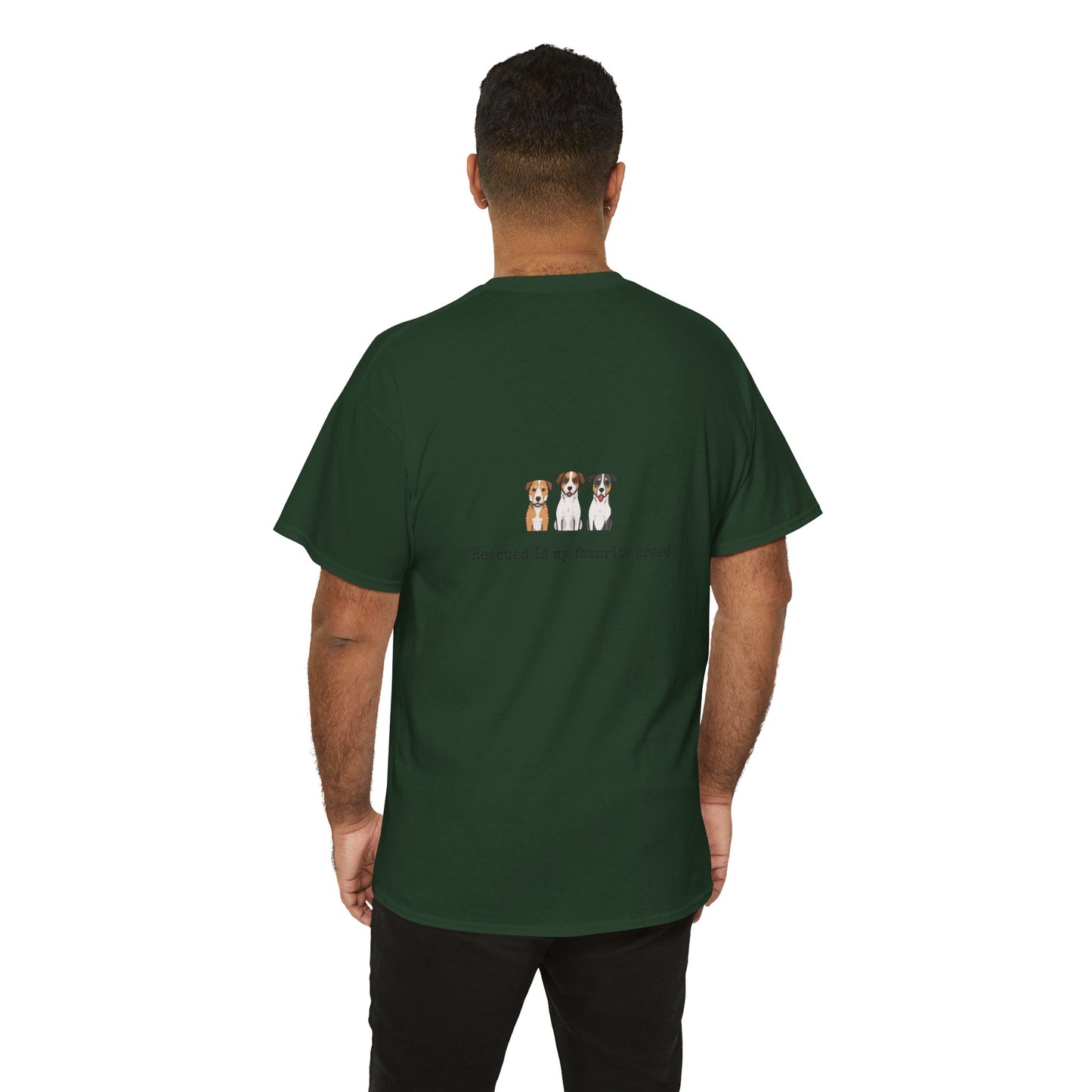 Rescued & Proud - Unisex Dog Lover T-Shirt