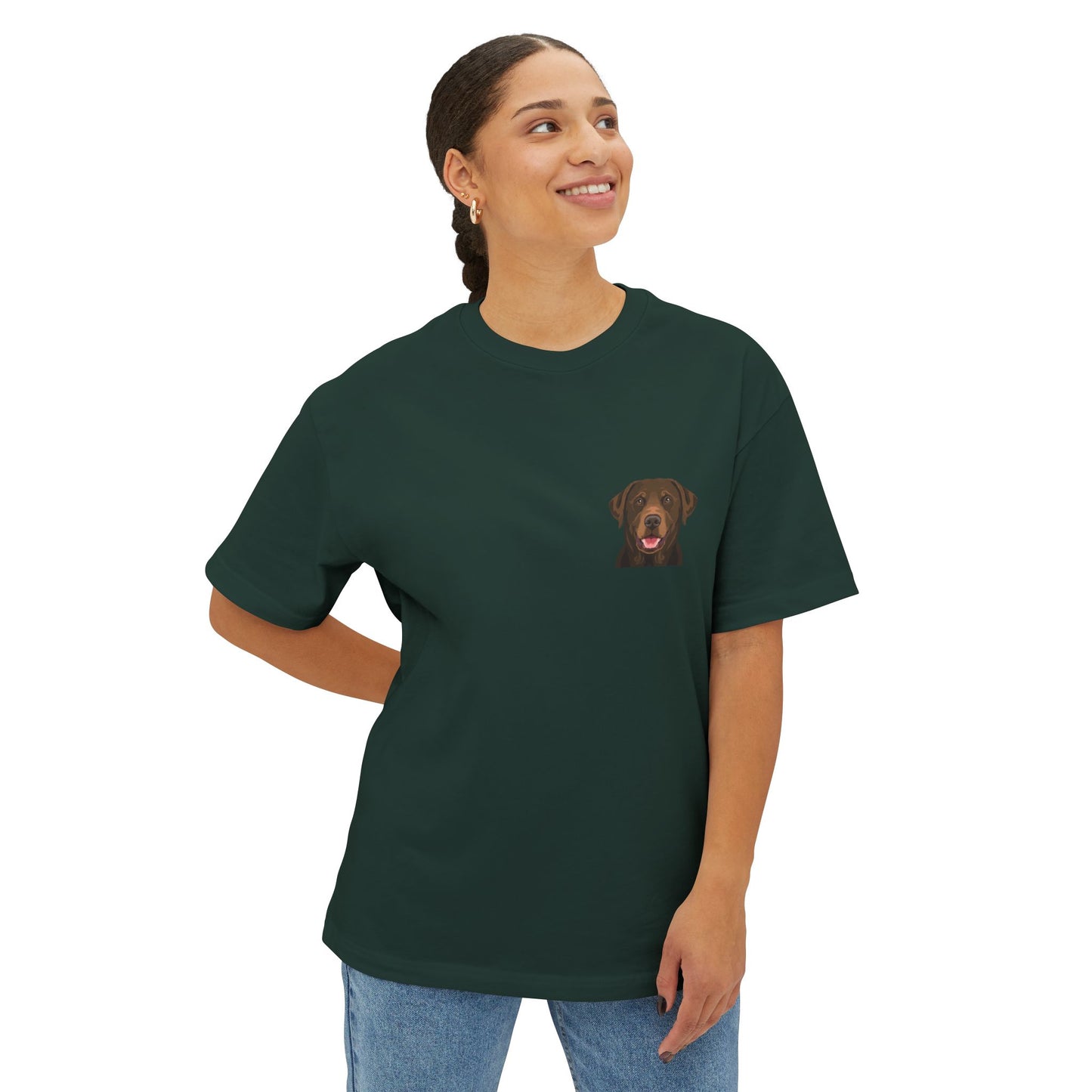 Labrador Retriever Dog — Unisex Oversized T-Shirt