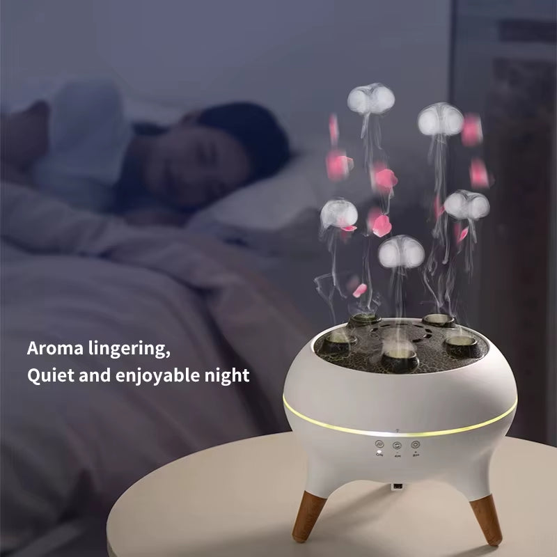 Flame Aromatherapy Essential Oil Diffuser - 250ml Humidifier for Home and Large Rooms