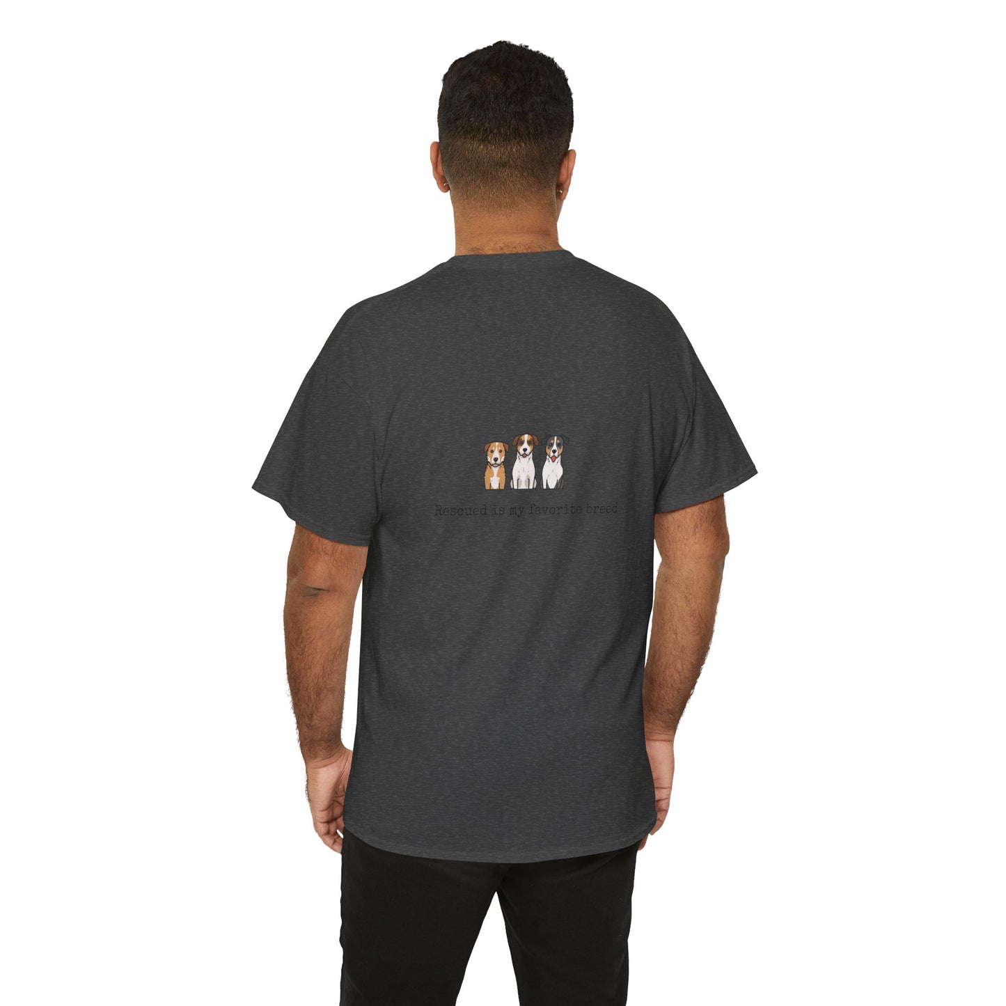 Rescued & Proud - Unisex Dog Lover T-Shirt