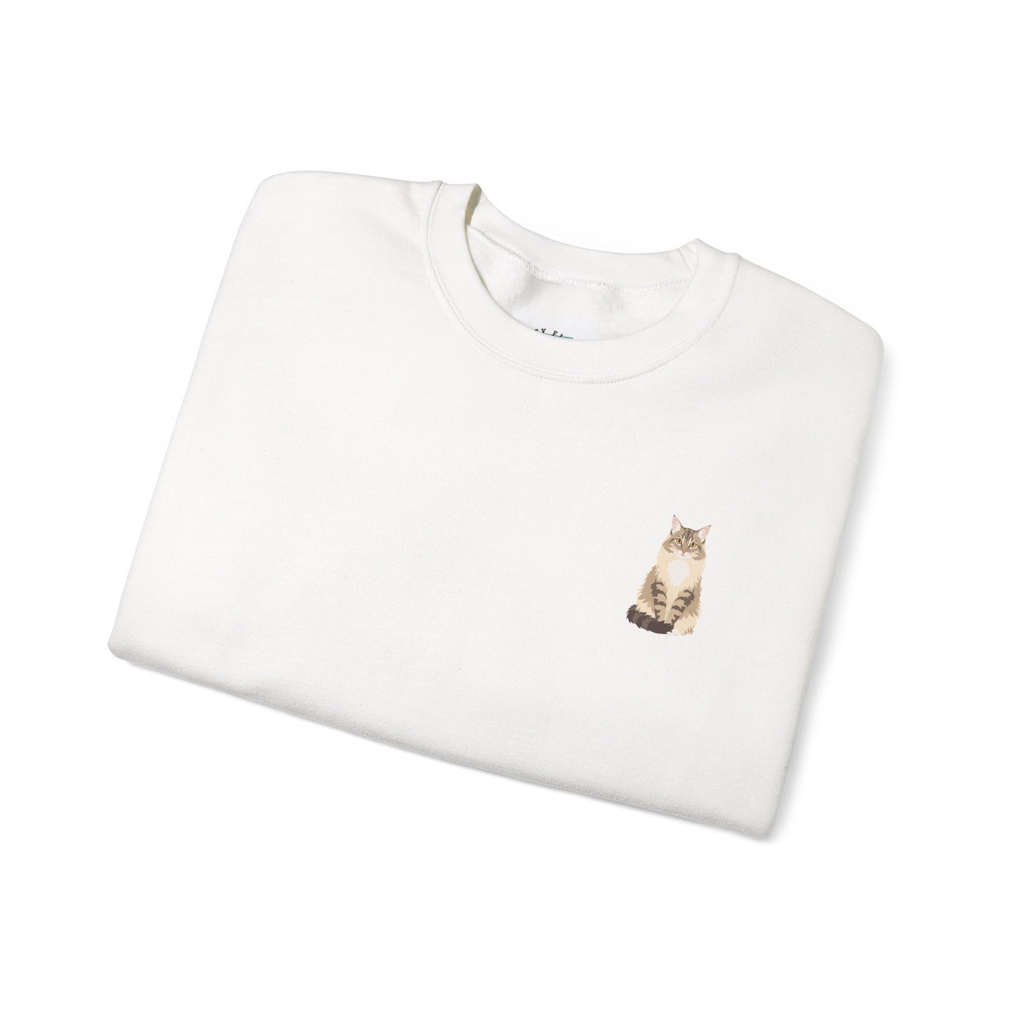 Domestic Longhair Cat - Unisex Crewneck Sweatshirt