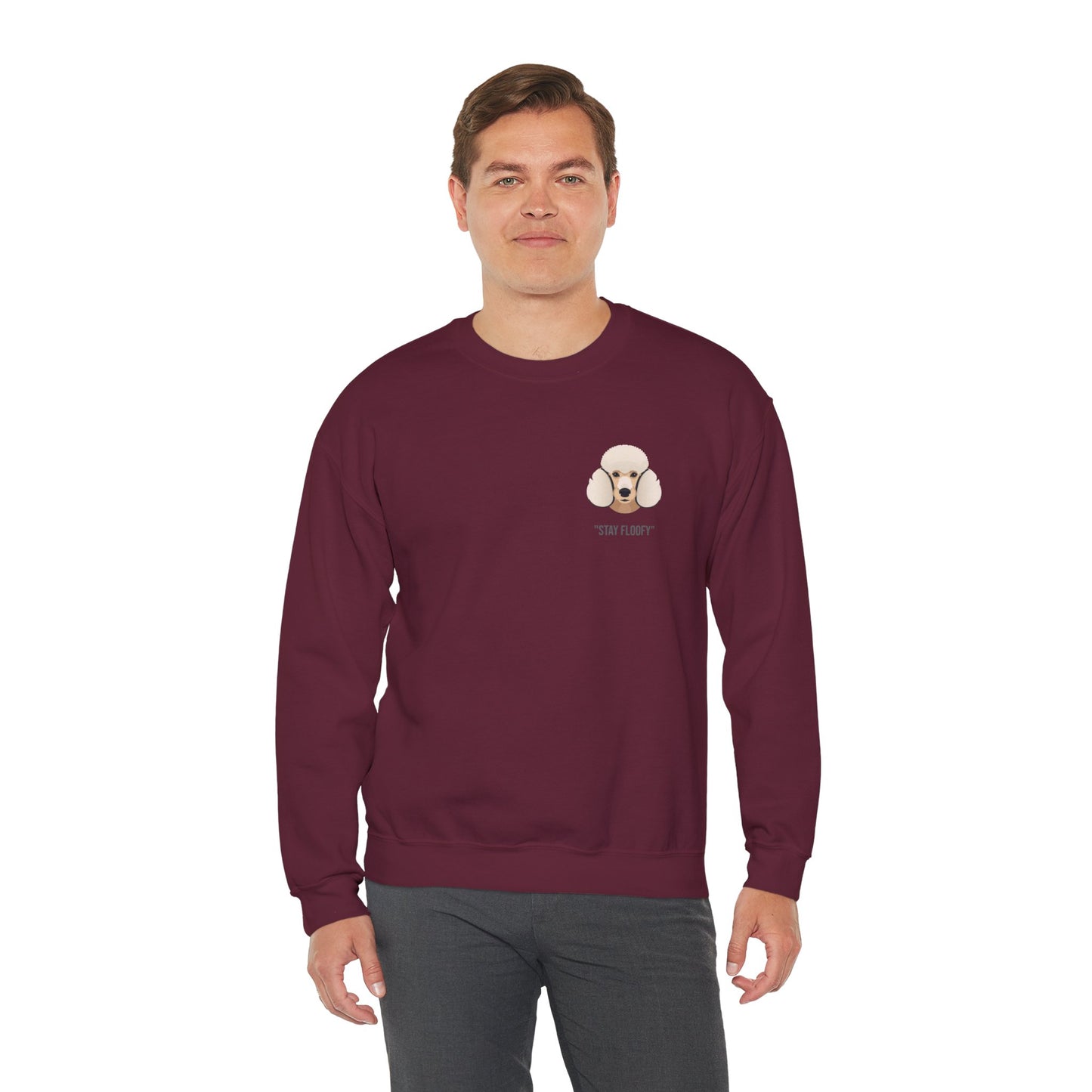 Poodle Dog - Unisex Crewneck Sweatshirt