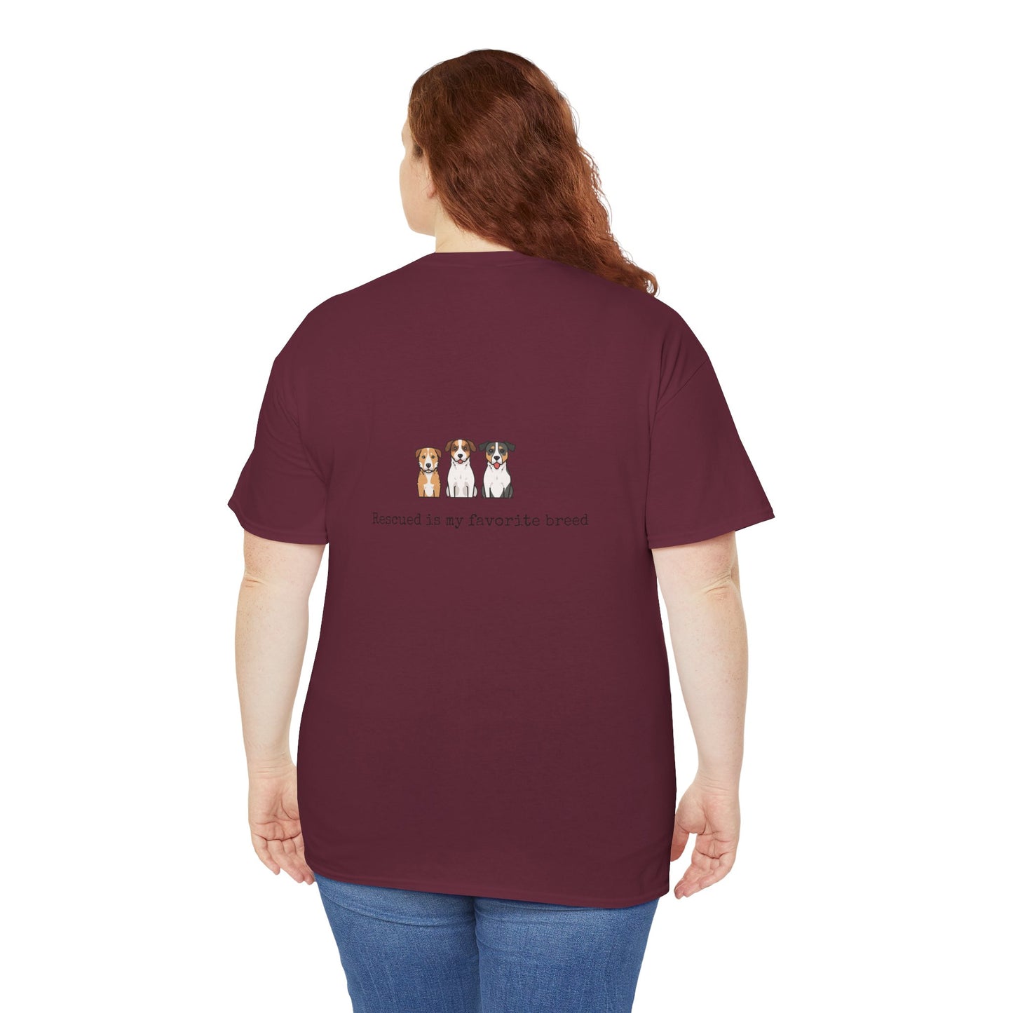 Rescued & Proud - Unisex Dog Lover T-Shirt