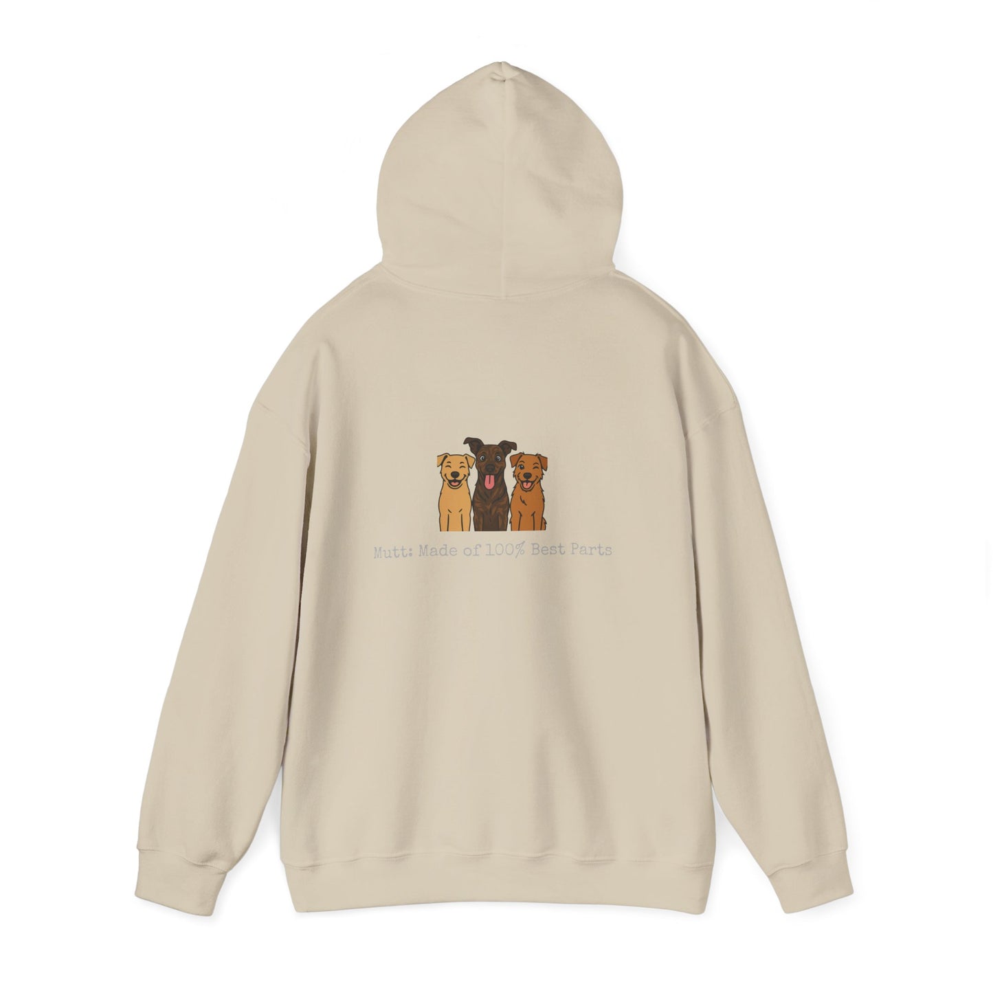 Rescued Hoodie – “Mutt: 100% Best Parts” Edition
