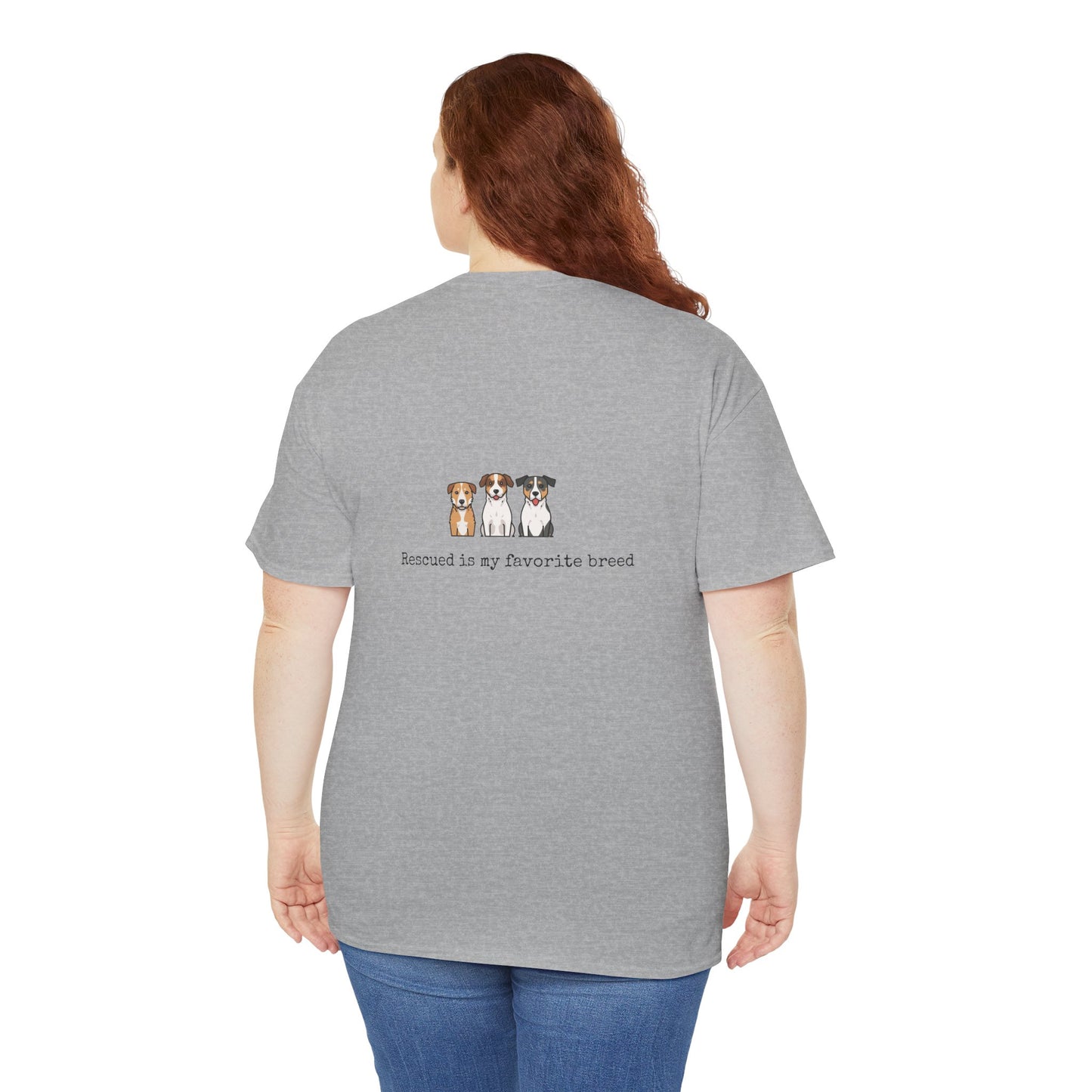 Rescued & Proud - Unisex Dog Lover T-Shirt