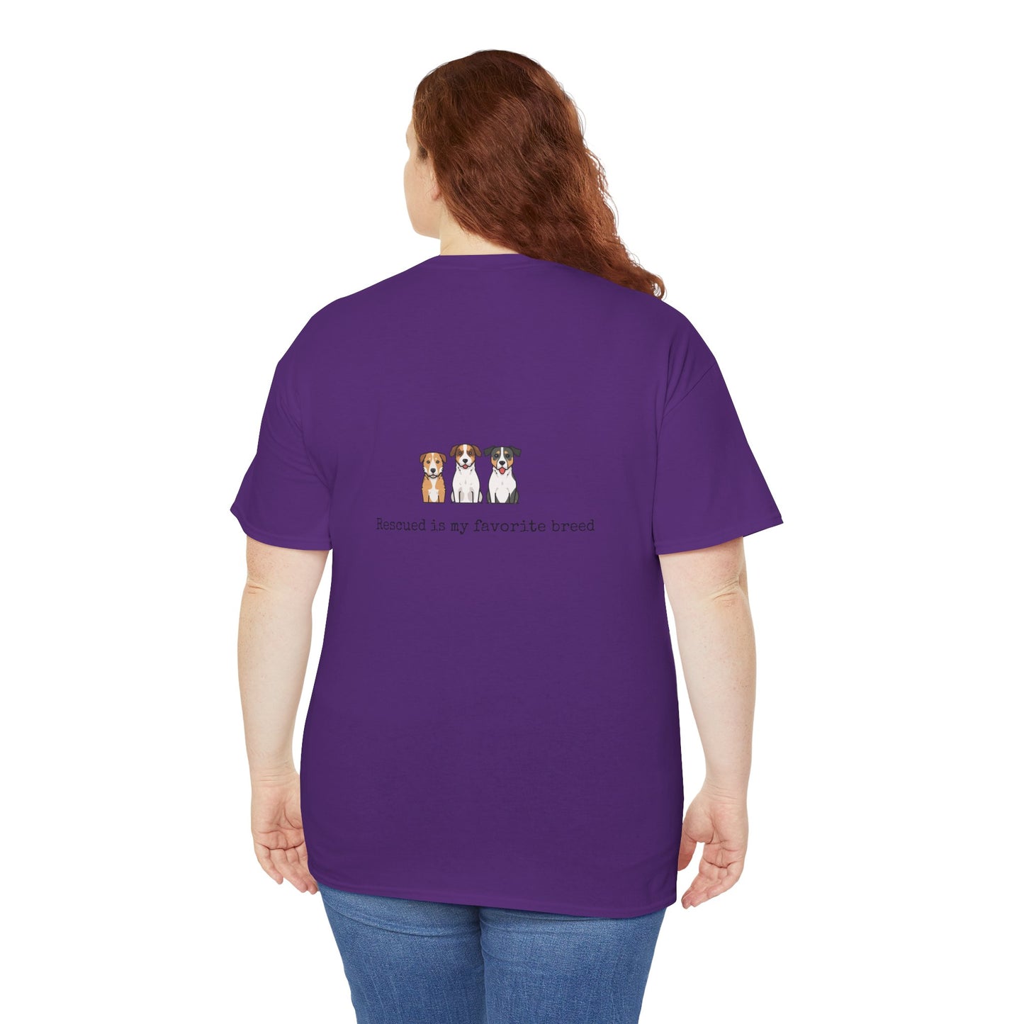 Rescued & Proud - Unisex Dog Lover T-Shirt