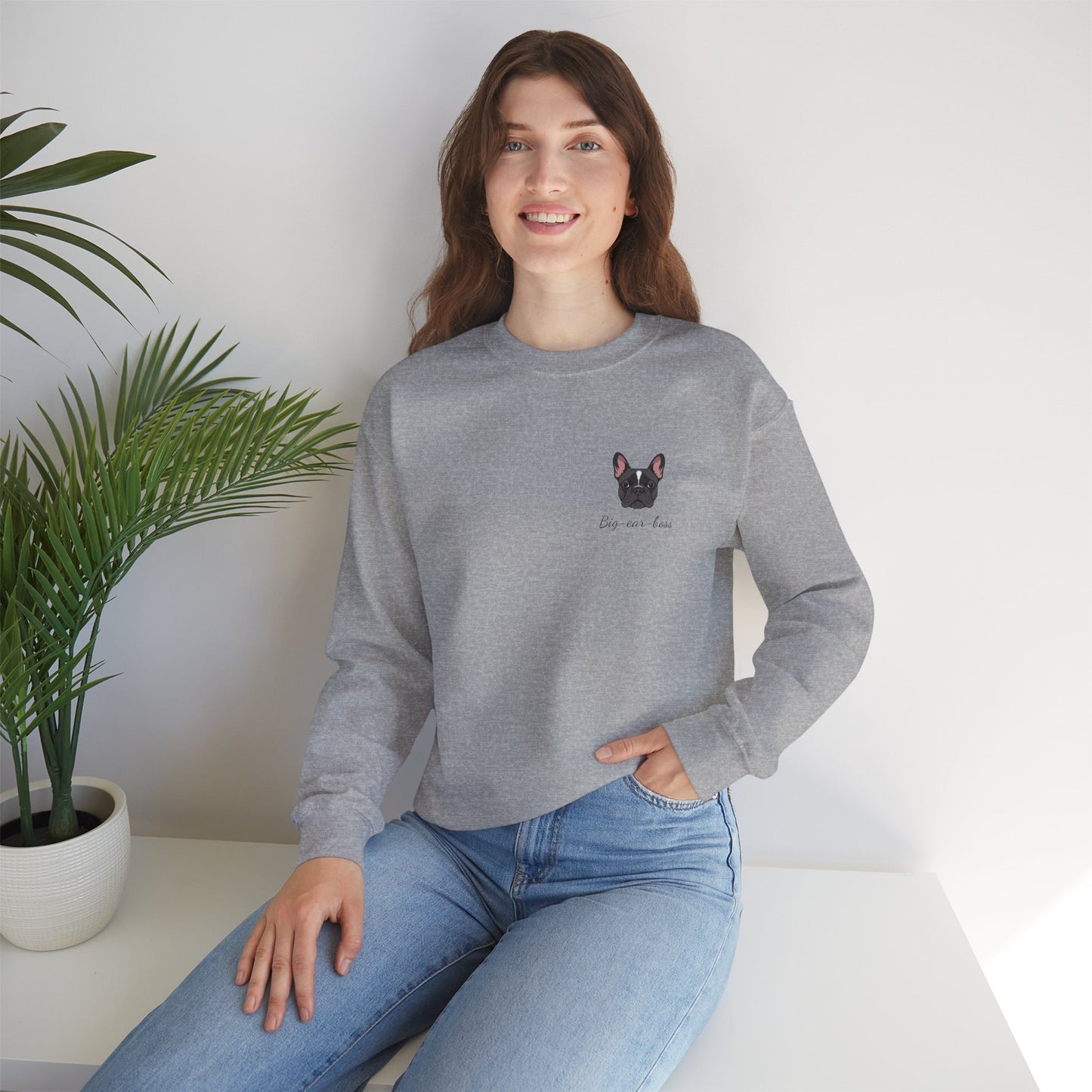 French Bulldog - Unisex Crewneck Sweatshirt