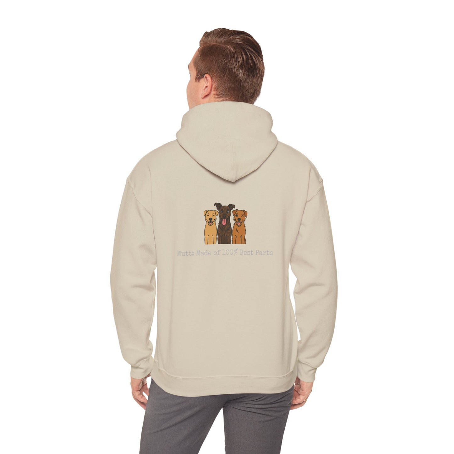 Rescued Hoodie – “Mutt: 100% Best Parts” Edition