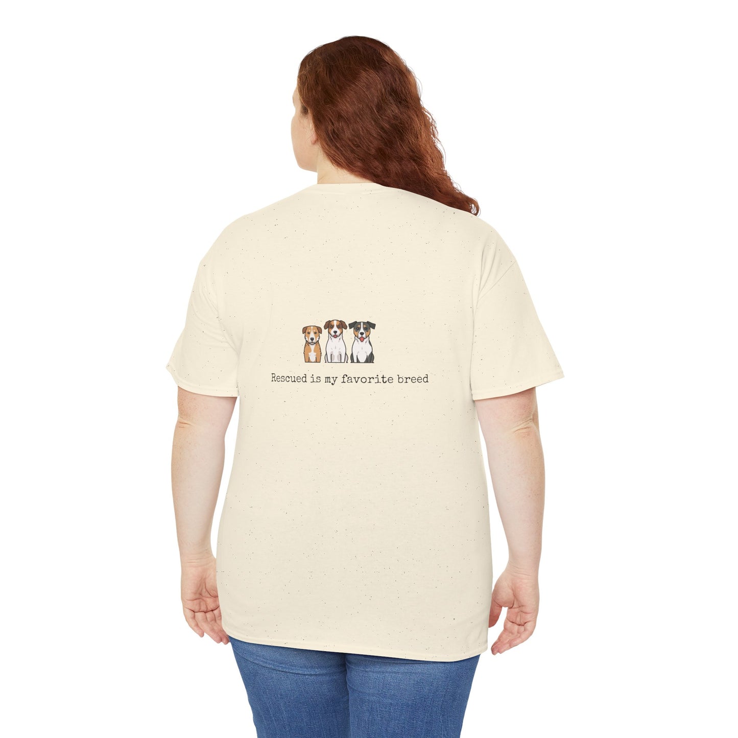 Rescued & Proud - Unisex Dog Lover T-Shirt