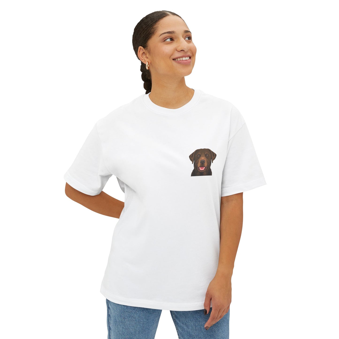 Labrador Retriever Dog — Unisex Oversized T-Shirt