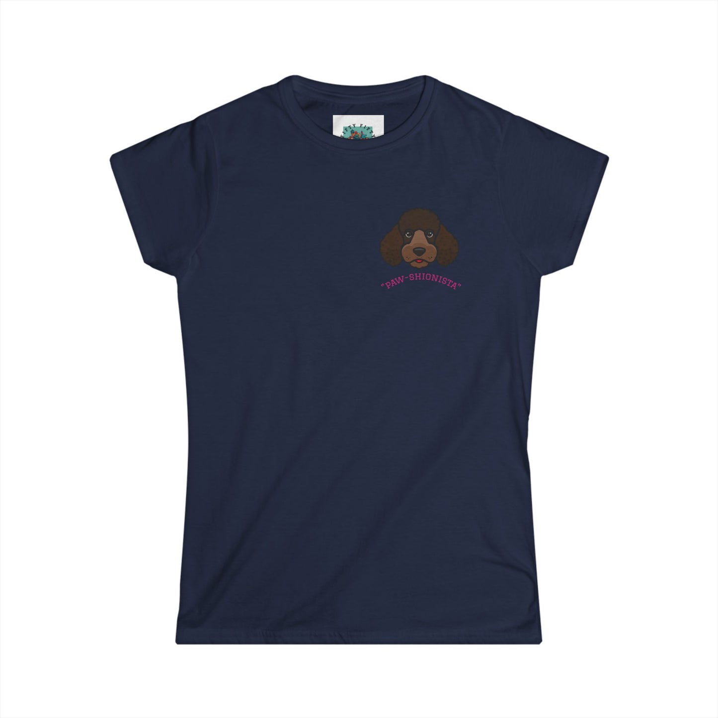Poodle Dog Women's Softstyle T-Shirt