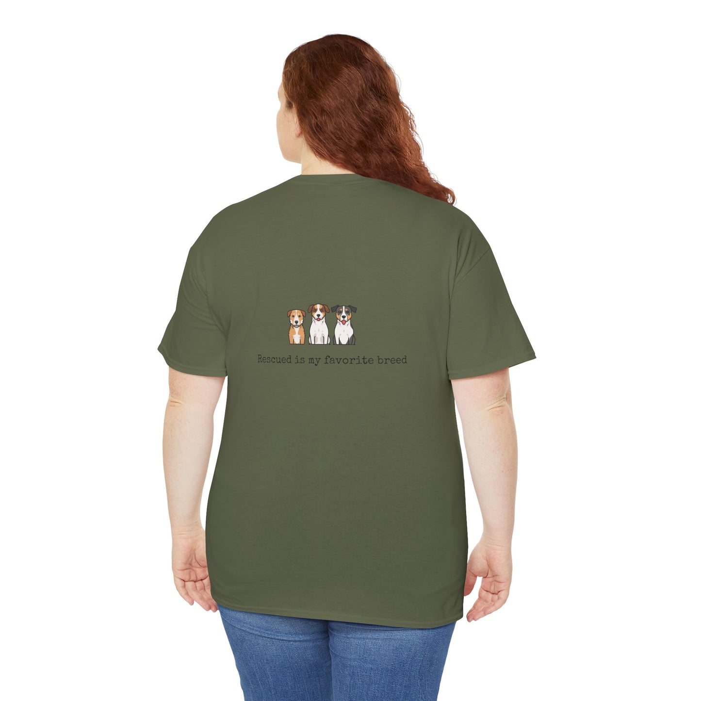 Rescued & Proud - Unisex Dog Lover T-Shirt