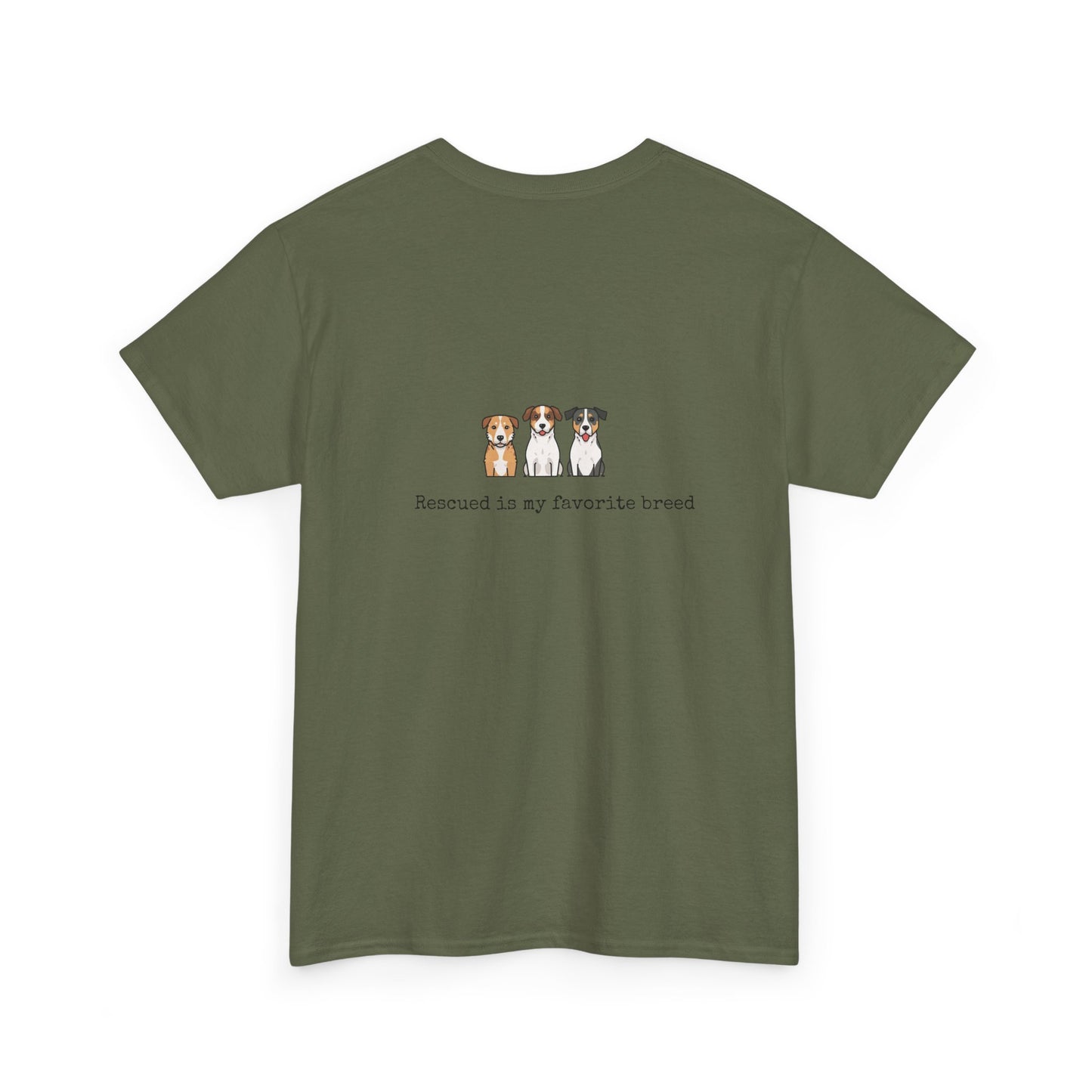 Rescued & Proud - Unisex Dog Lover T-Shirt