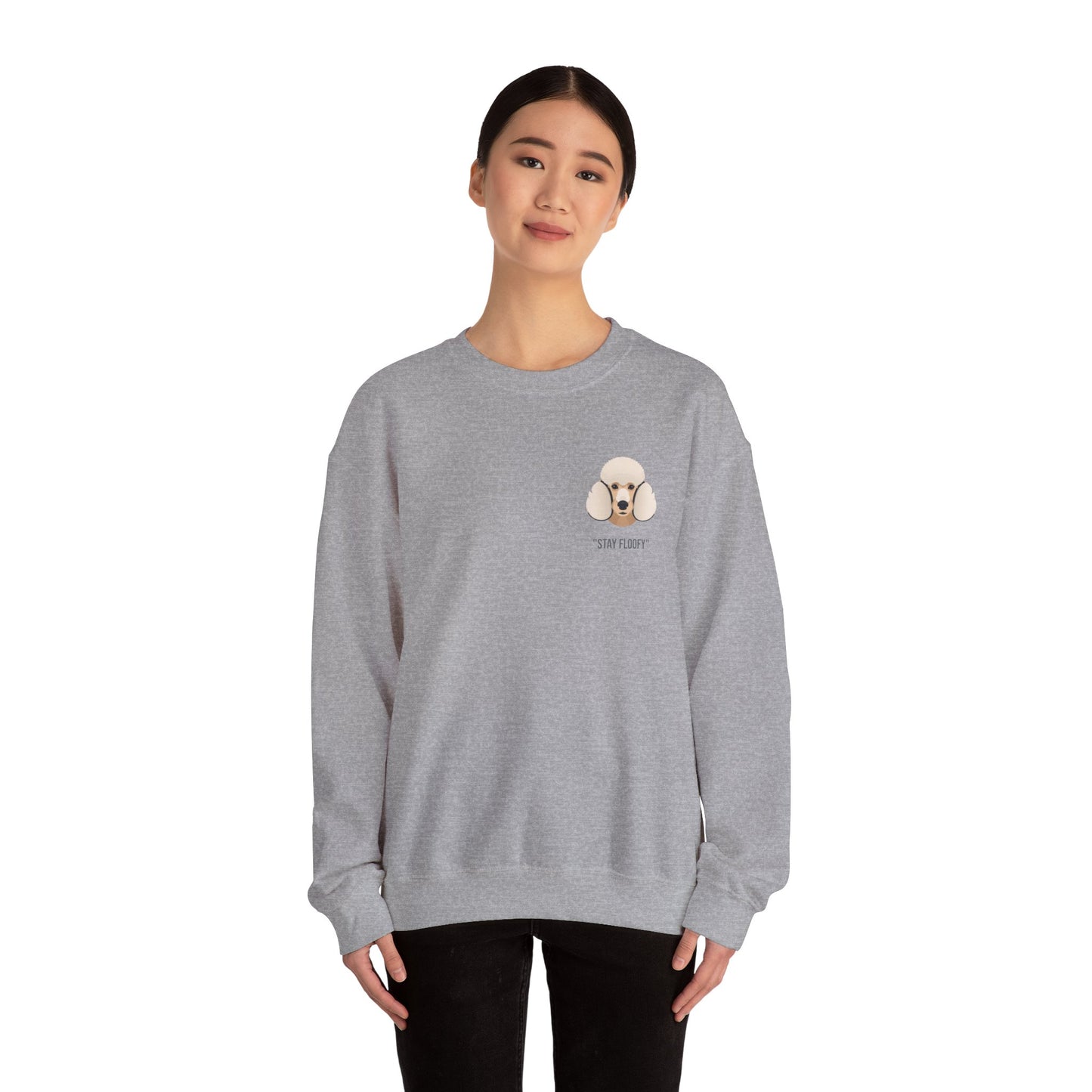Poodle Dog - Unisex Crewneck Sweatshirt