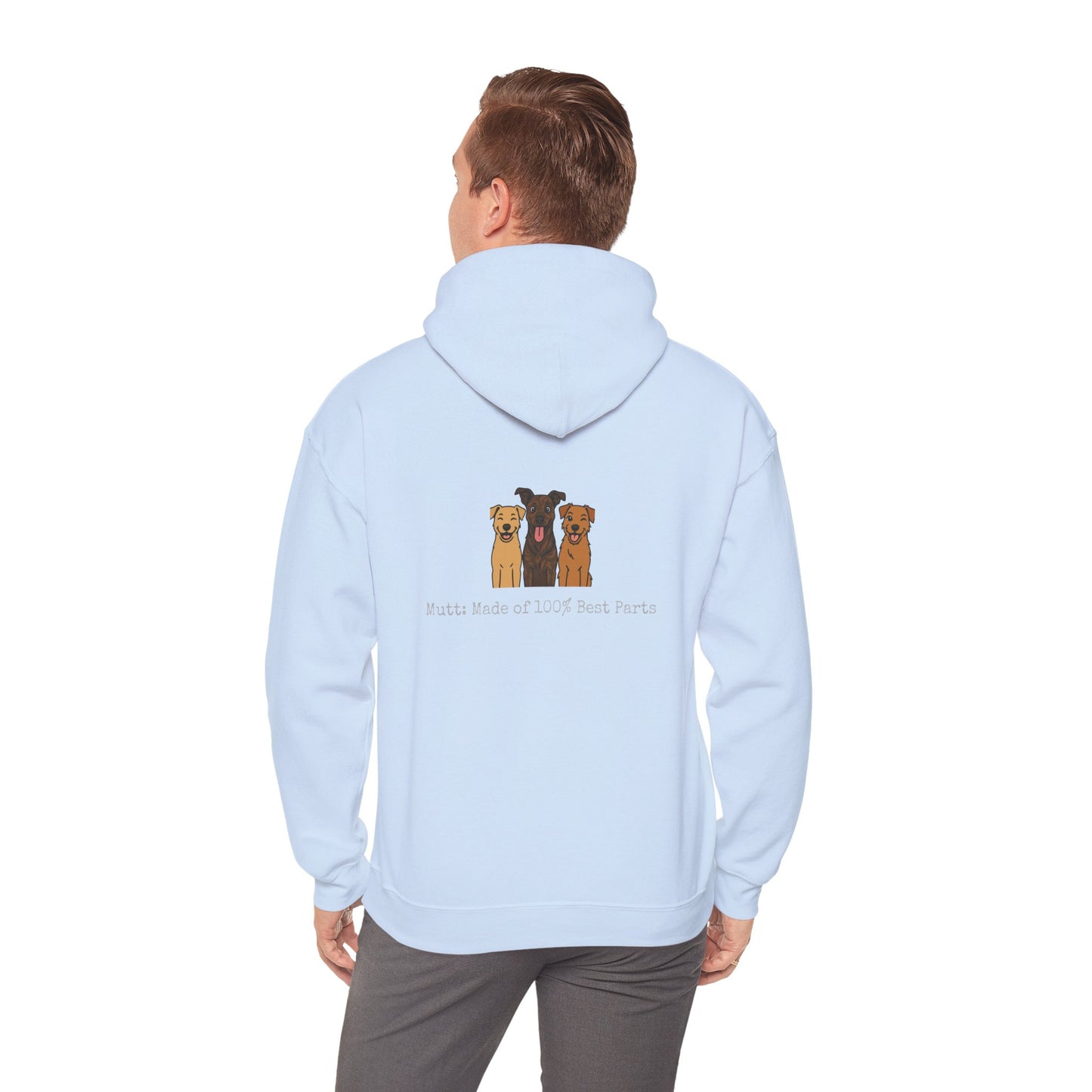 Rescued Hoodie – “Mutt: 100% Best Parts” Edition